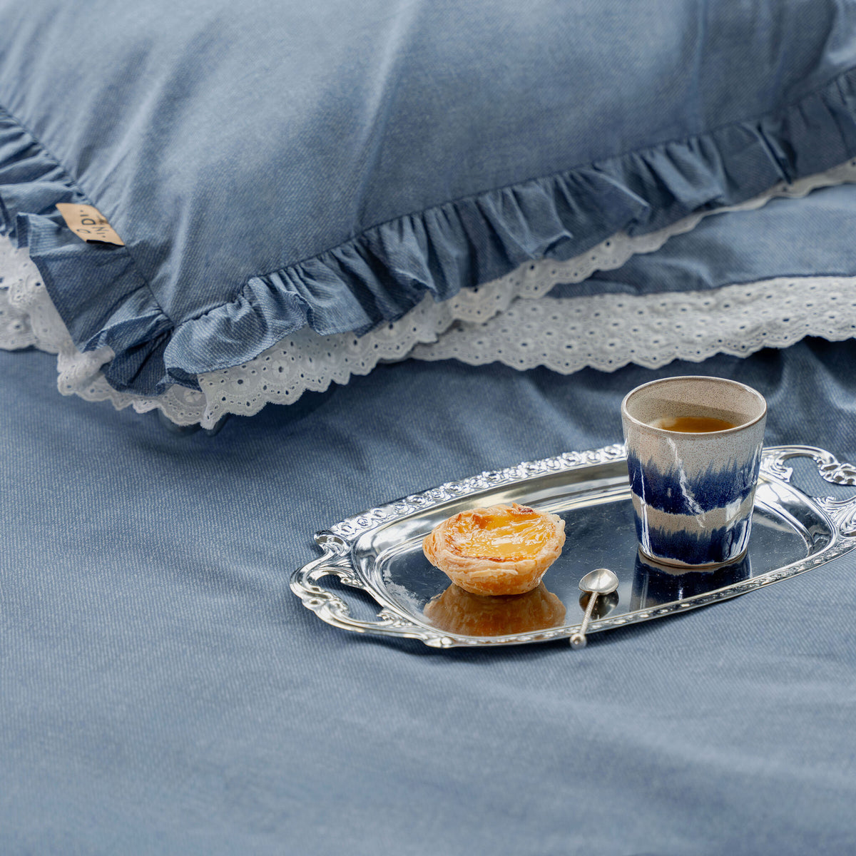 Dindi - Dekbedovertrek Denim Dream - Blauw