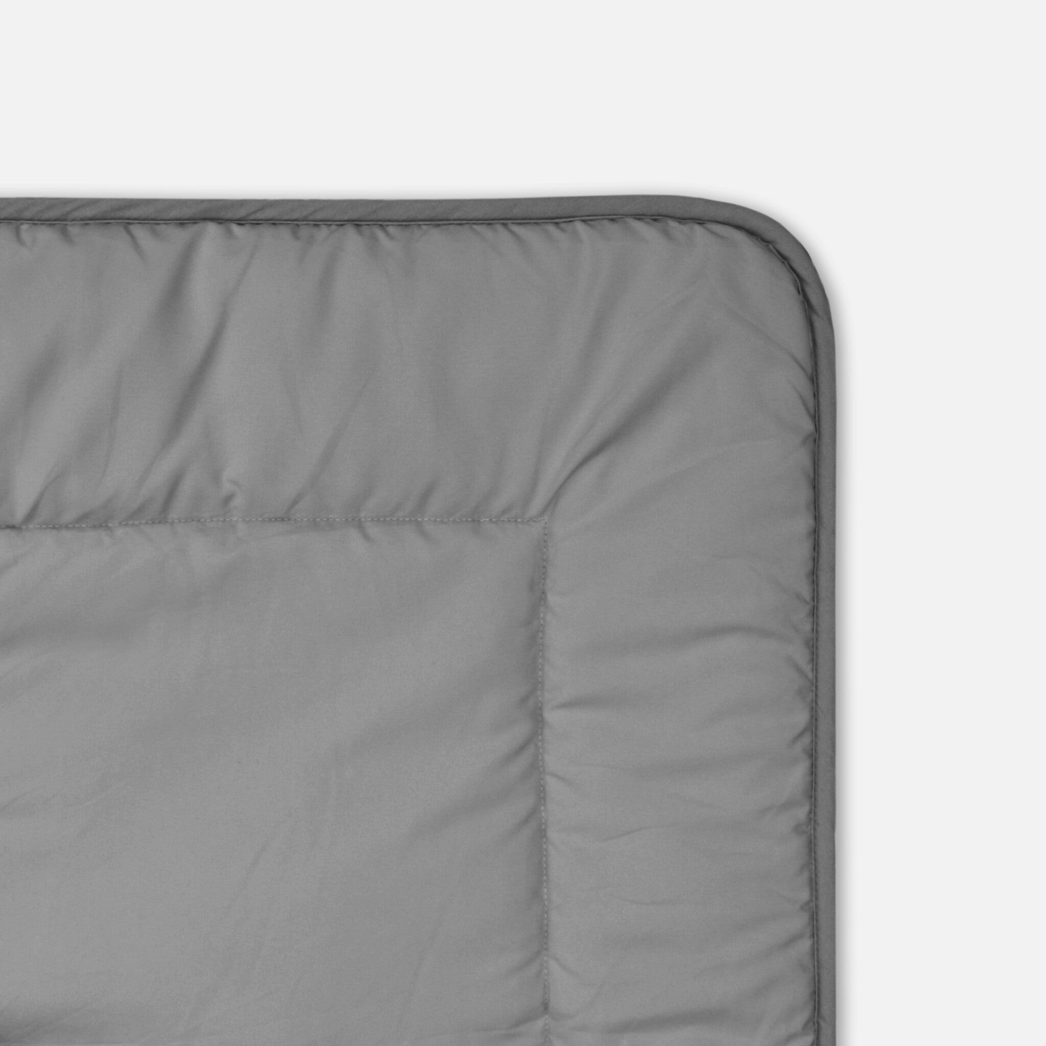 Wasbaar dekbed met vaste hoes Licht Grijs/Antraciet