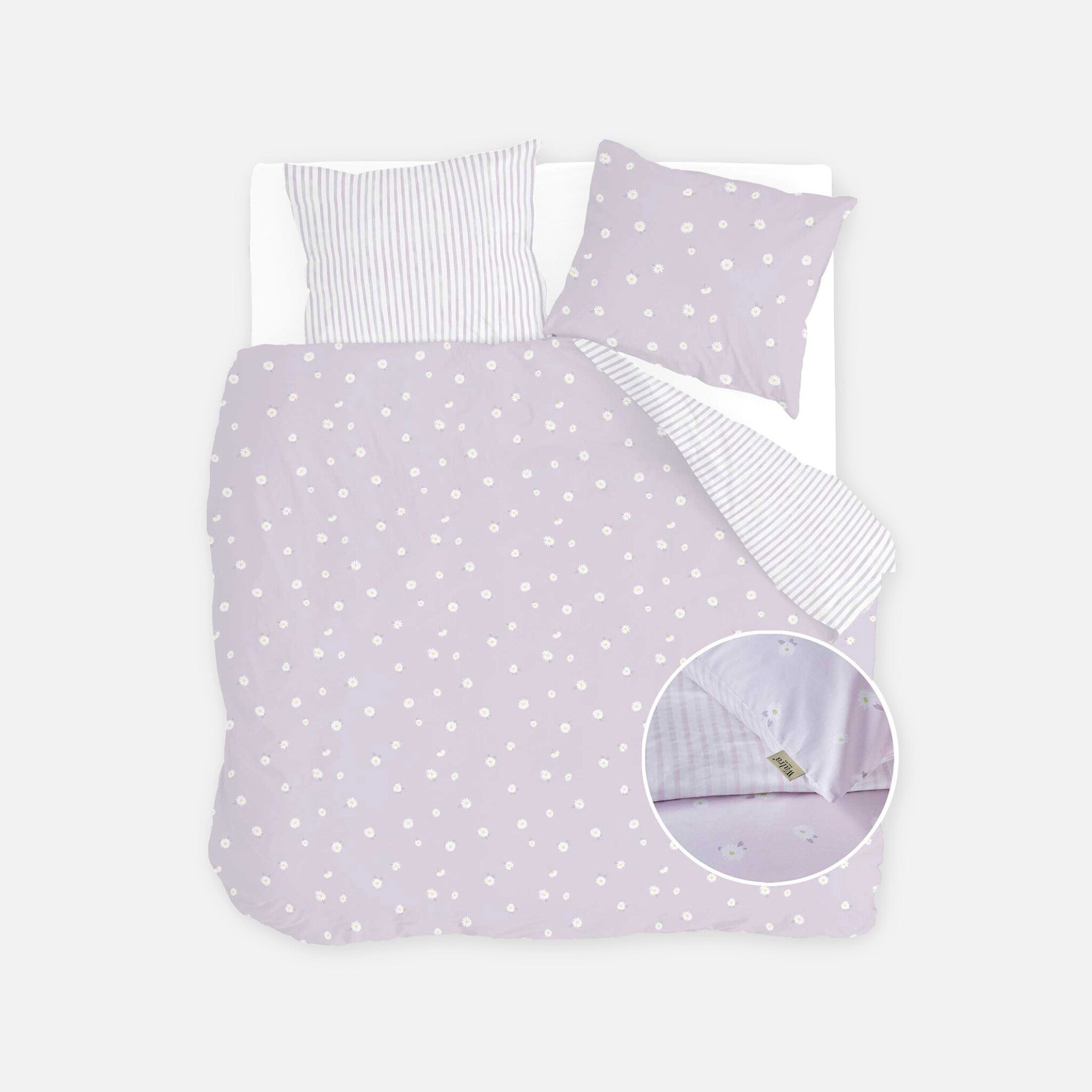 Dekbedovertrek Little Daisies Lila