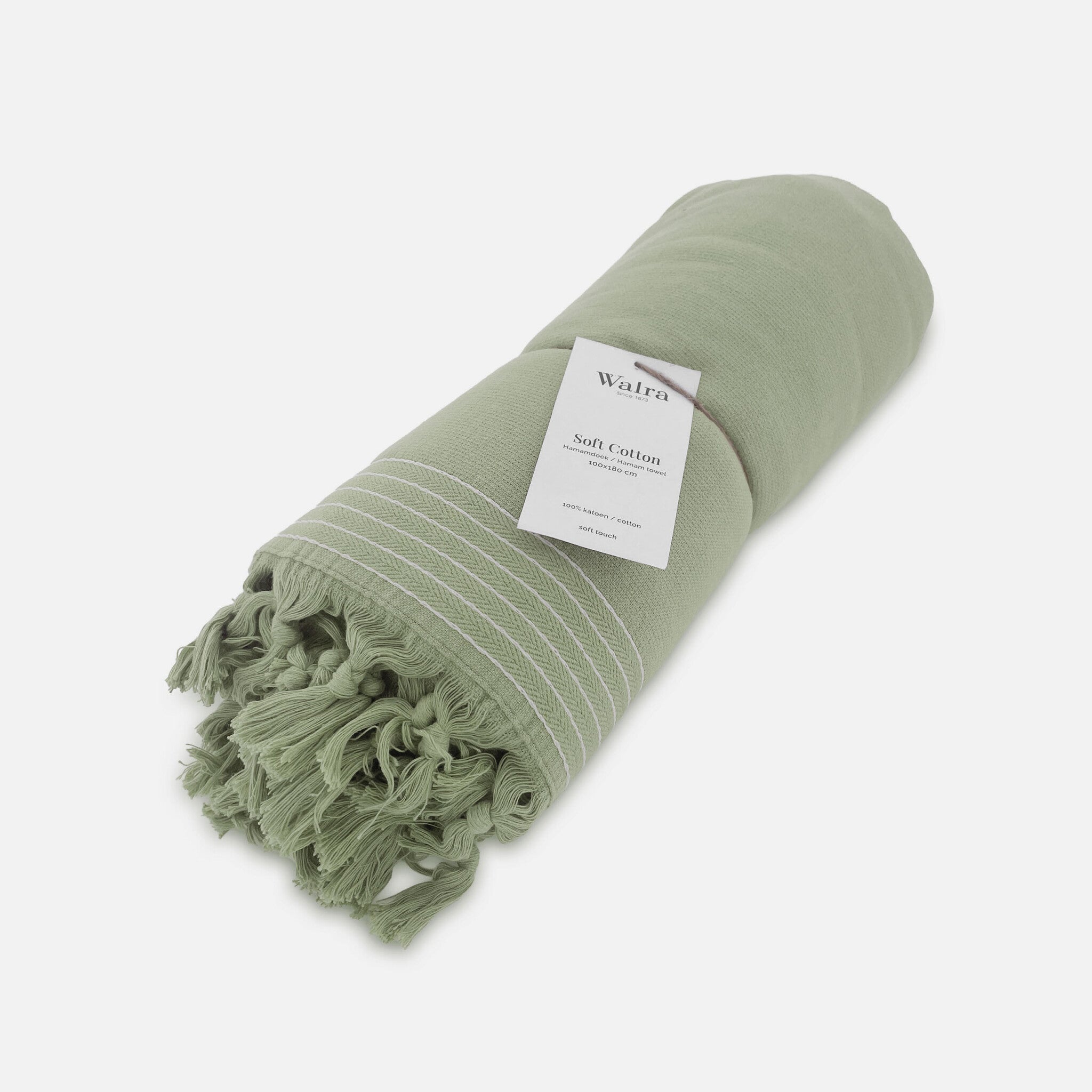 Hamamdoek Soft Cotton Groen 100x180