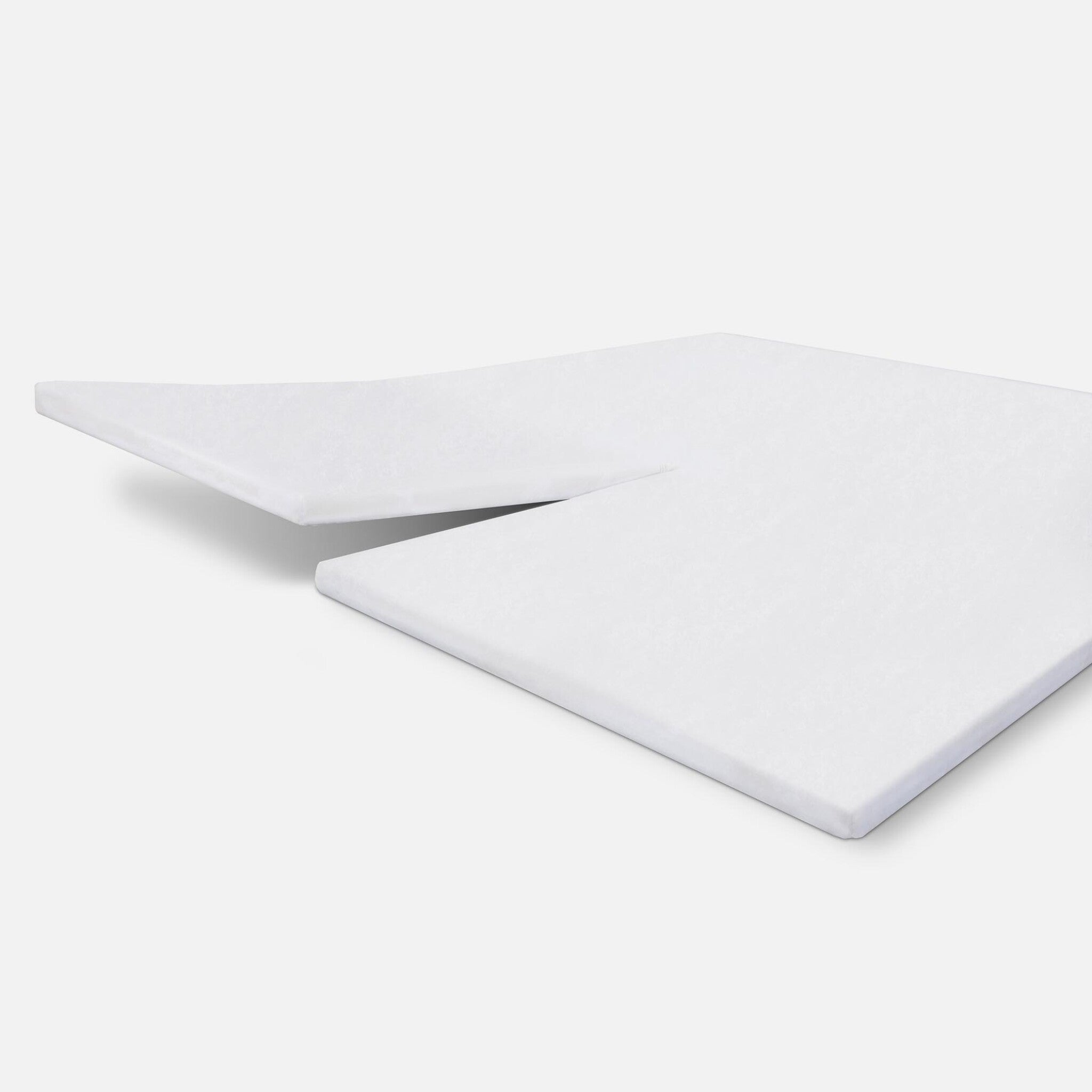 Molton Cotton Cover Split-Topper Wit