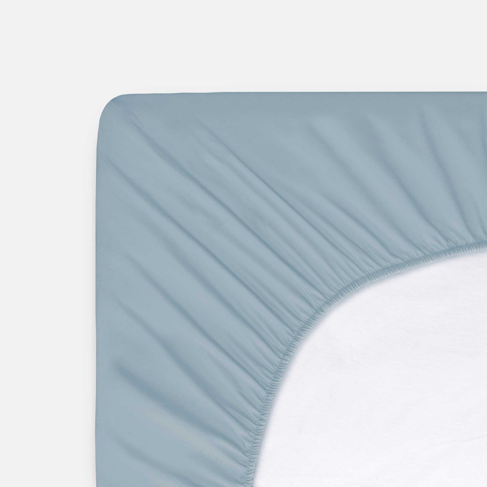 Byrklund Hoeslaken Bed Basics Cotton Blauw