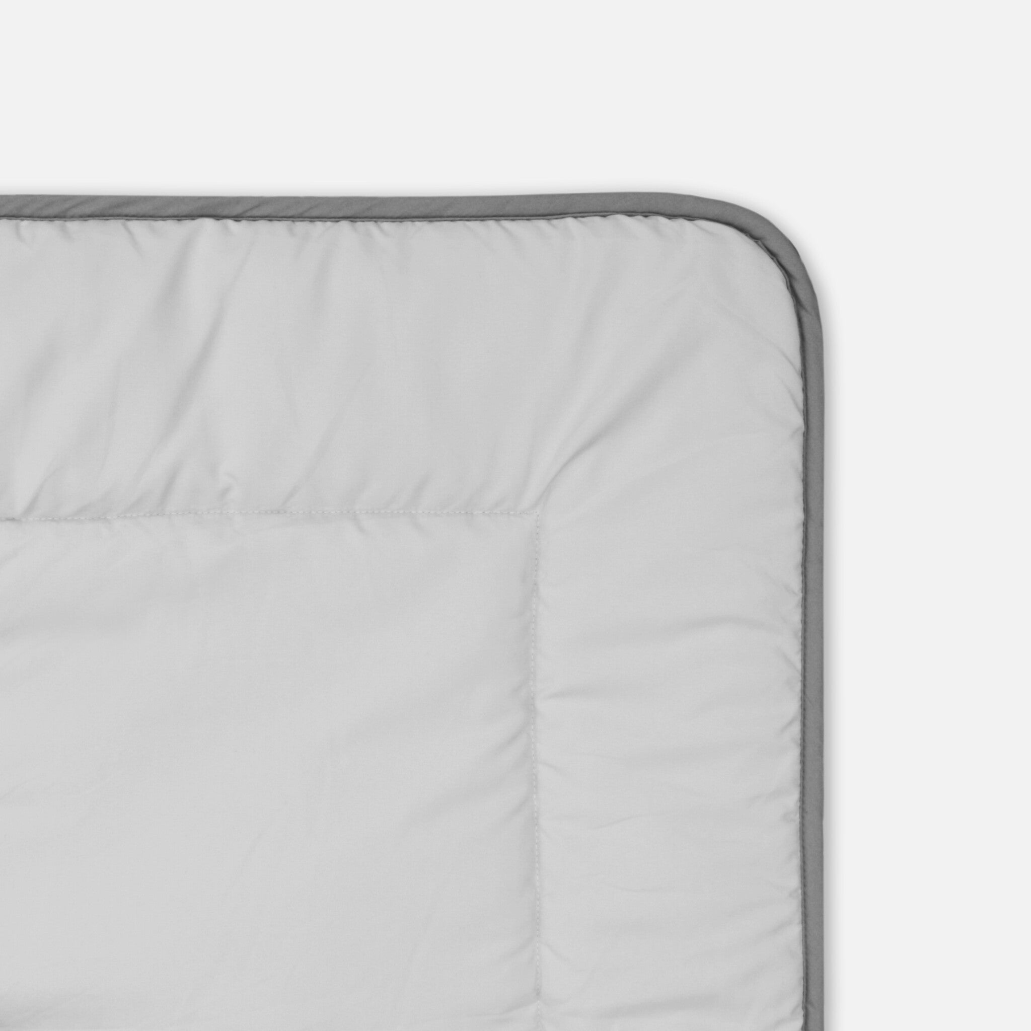 Wasbaar dekbed met vaste hoes Licht Grijs/Antraciet