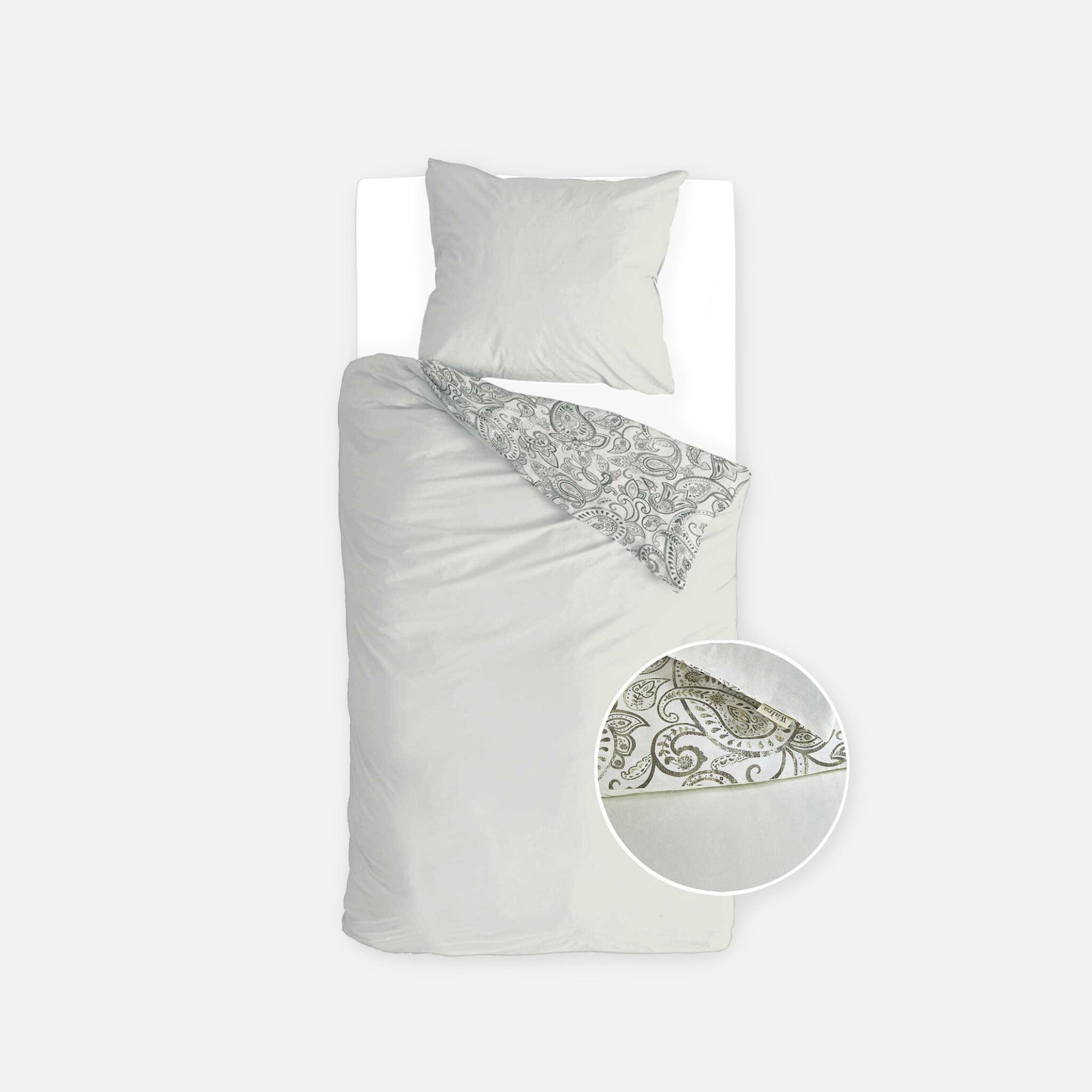 Dekbedovertrek Perfect Paisley Off White