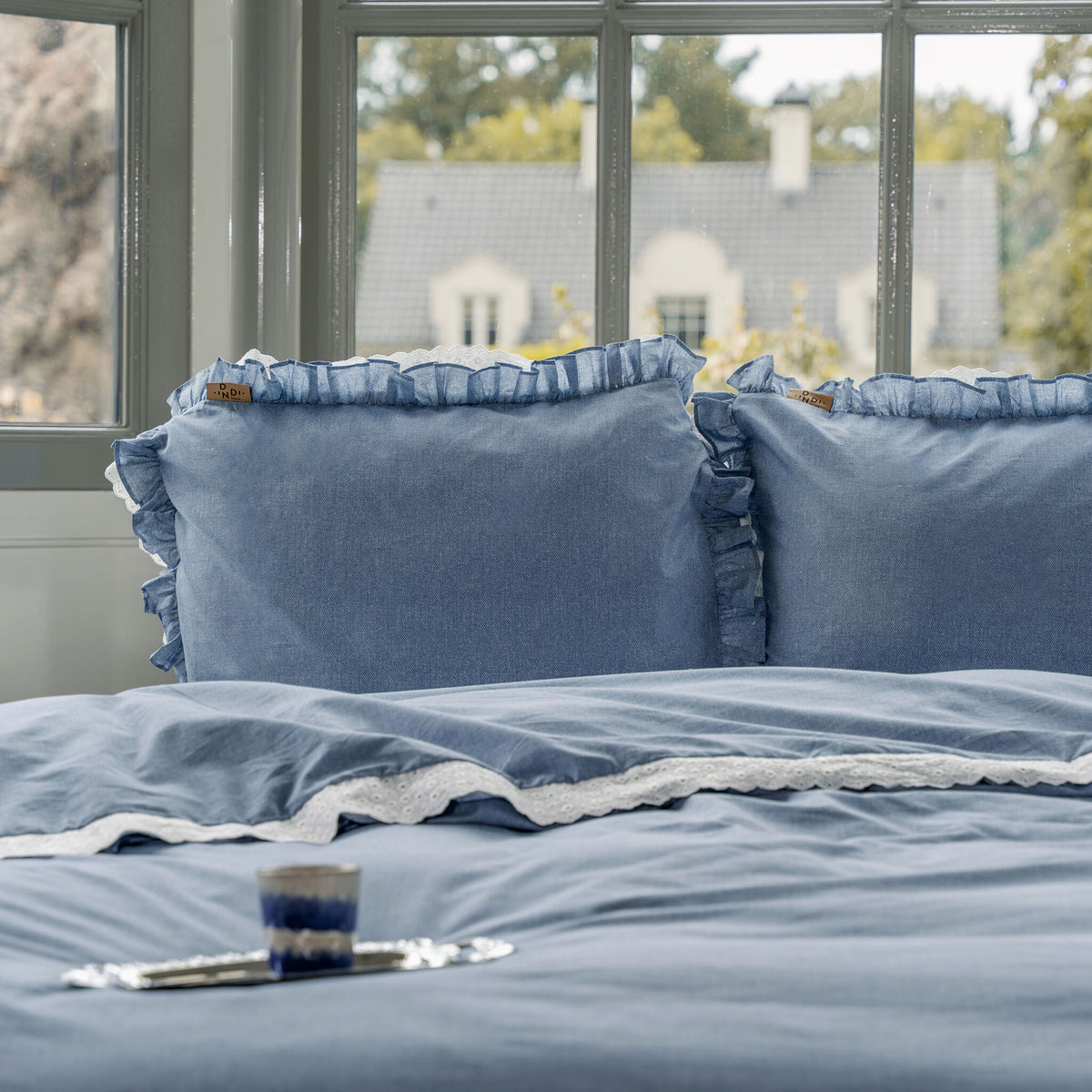 Dindi - Dekbedovertrek Denim Dream - Blauw