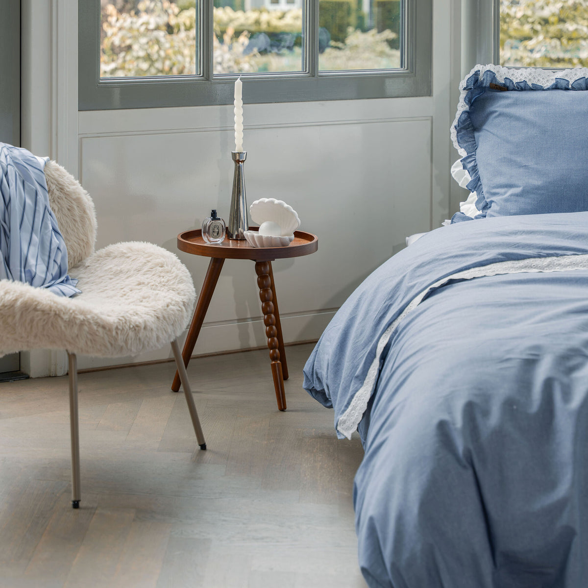 Dindi - Dekbedovertrek Denim Dream - Blauw