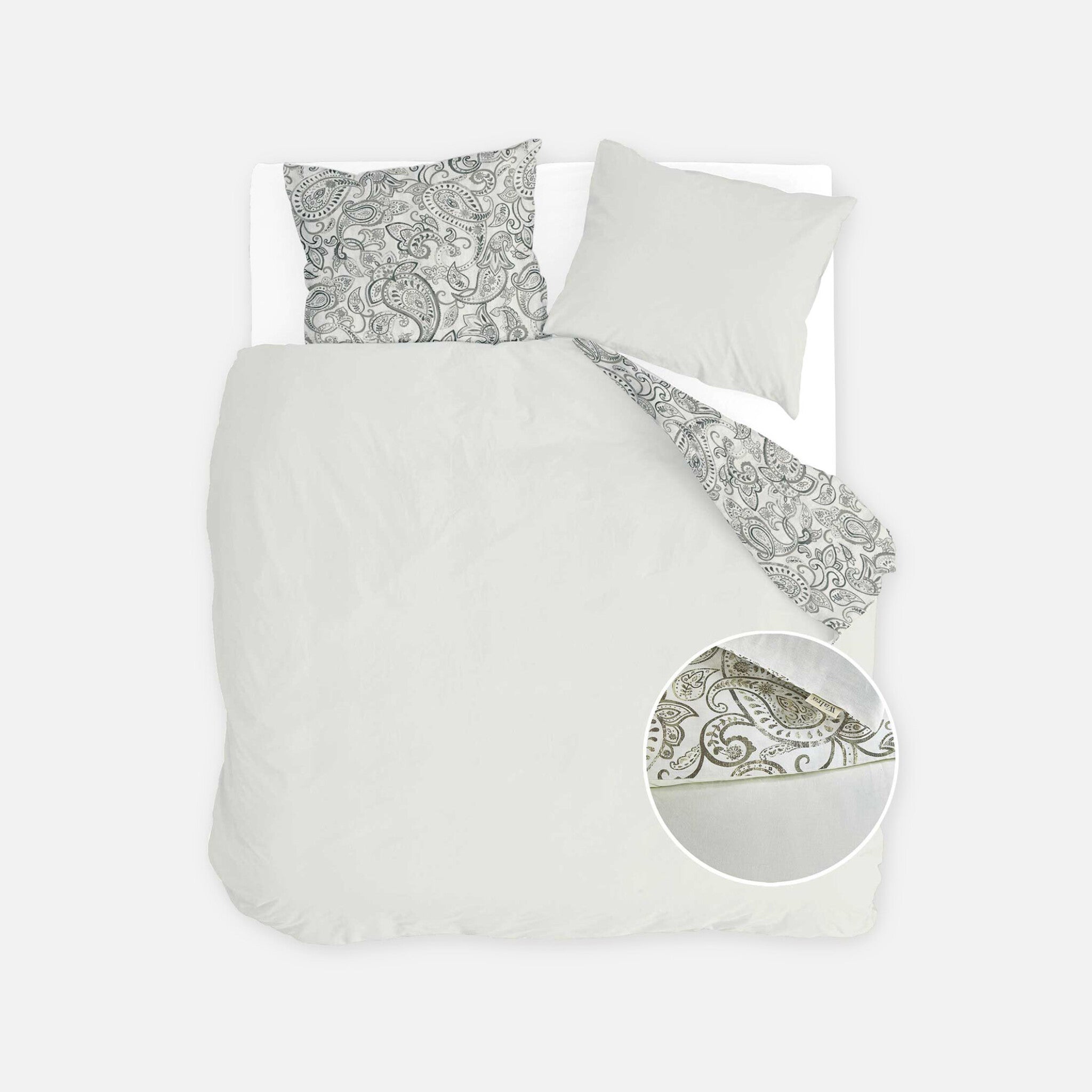 Dekbedovertrek Perfect Paisley Off White
