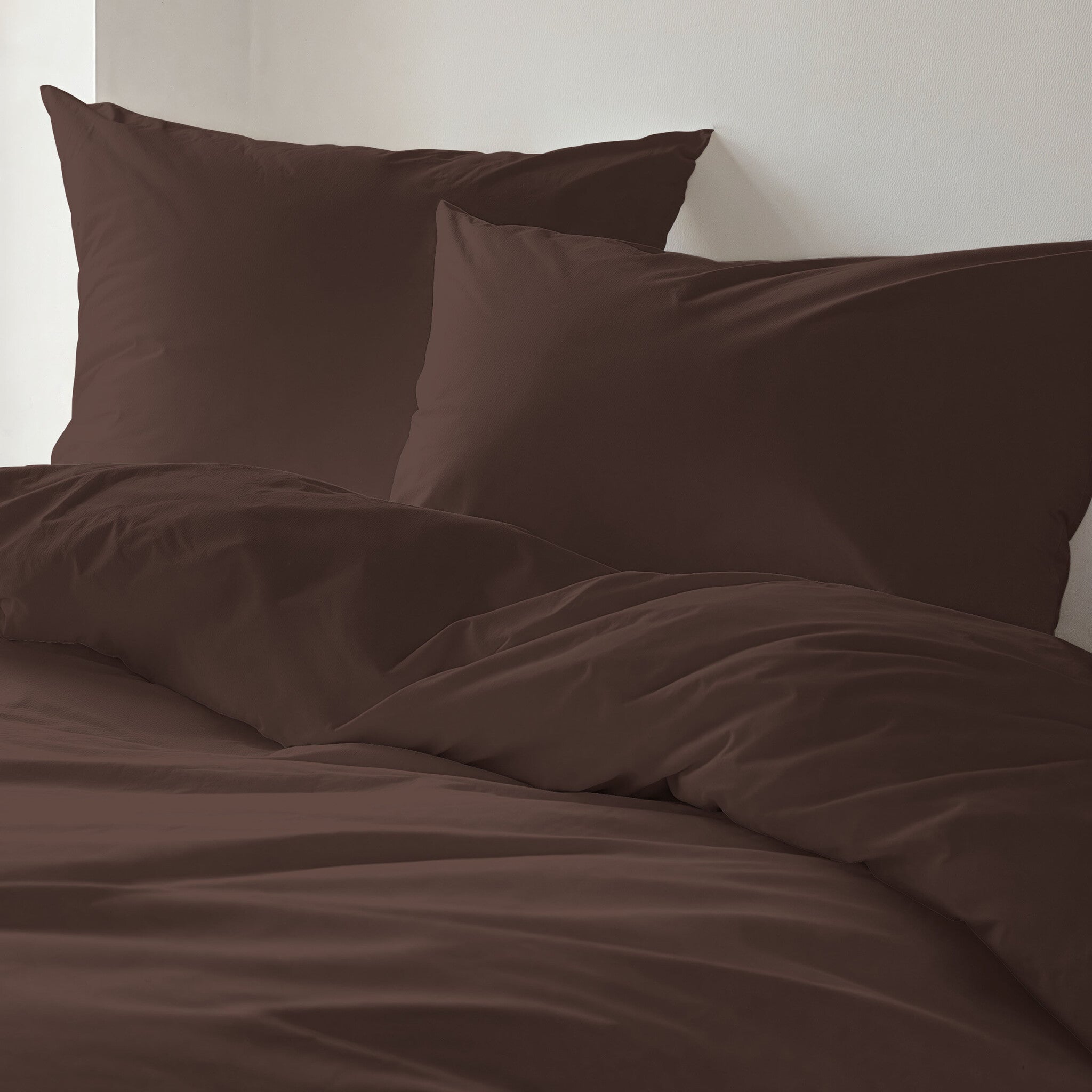 Byrklund - Dekbedovertrek Quiet Cozy - Chocolate Brown