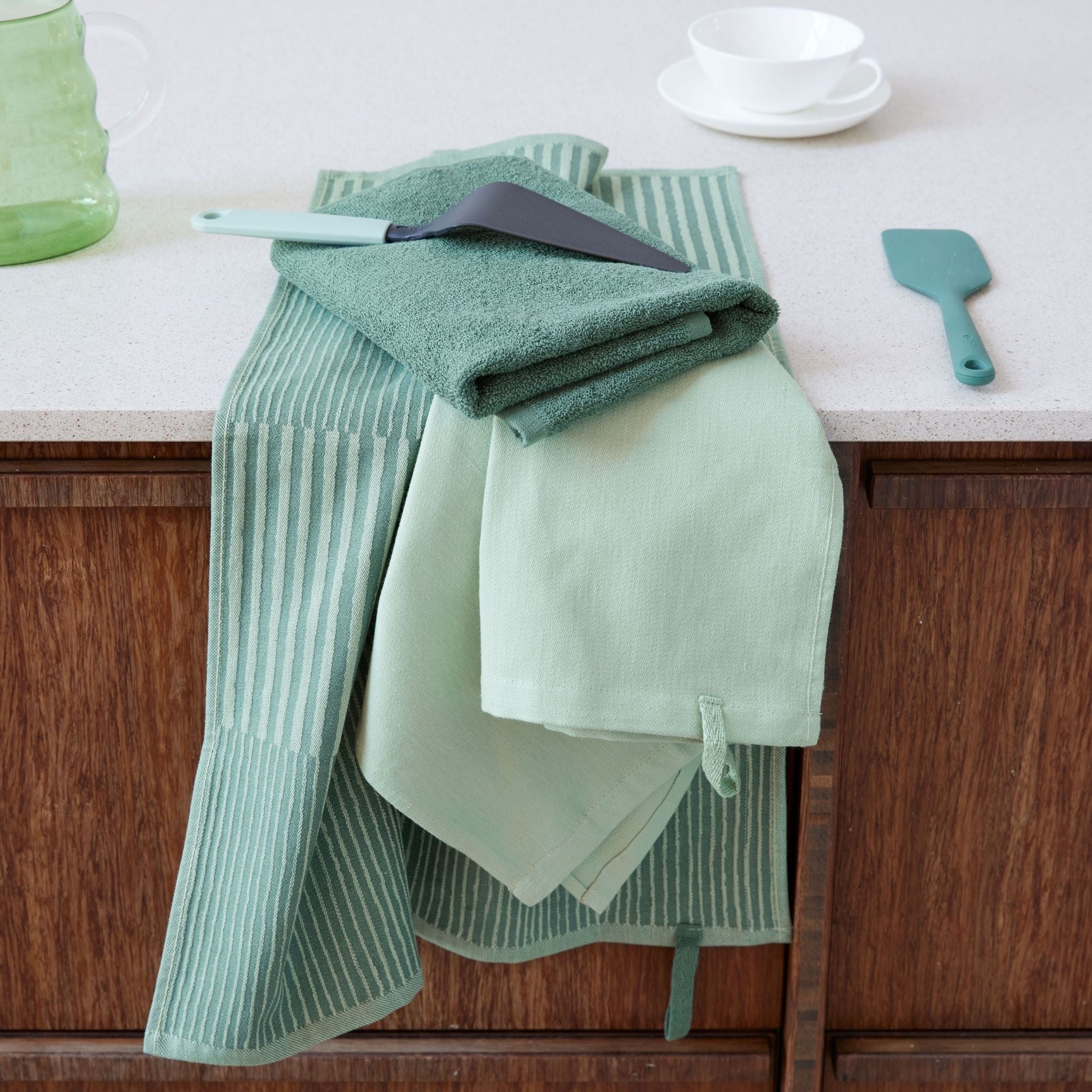 Brabantia Keukenset Groen 2x 50x70 + 1x 50x50