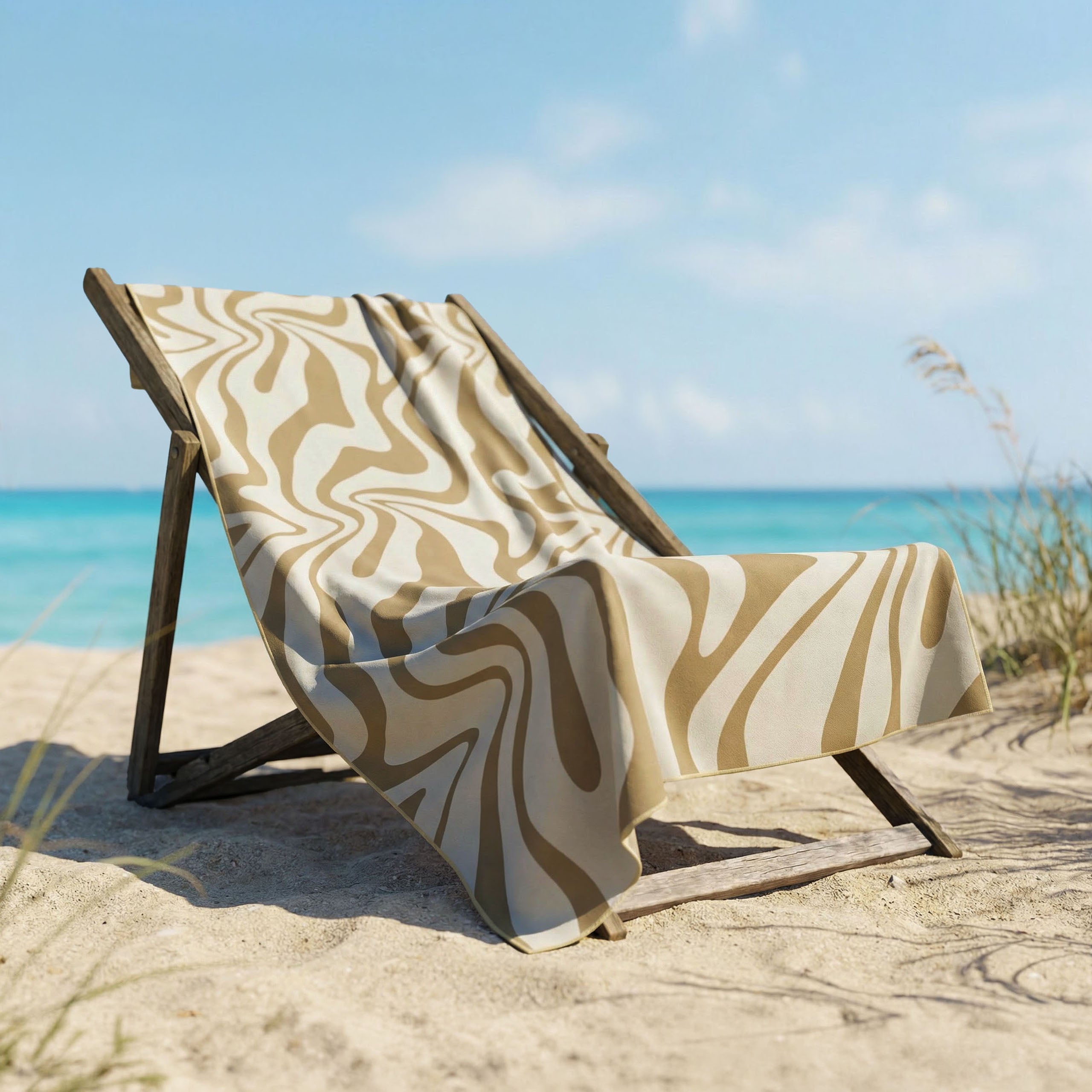 Byrklund - Strandlaken Sunset Swirl - Zand - 90x180