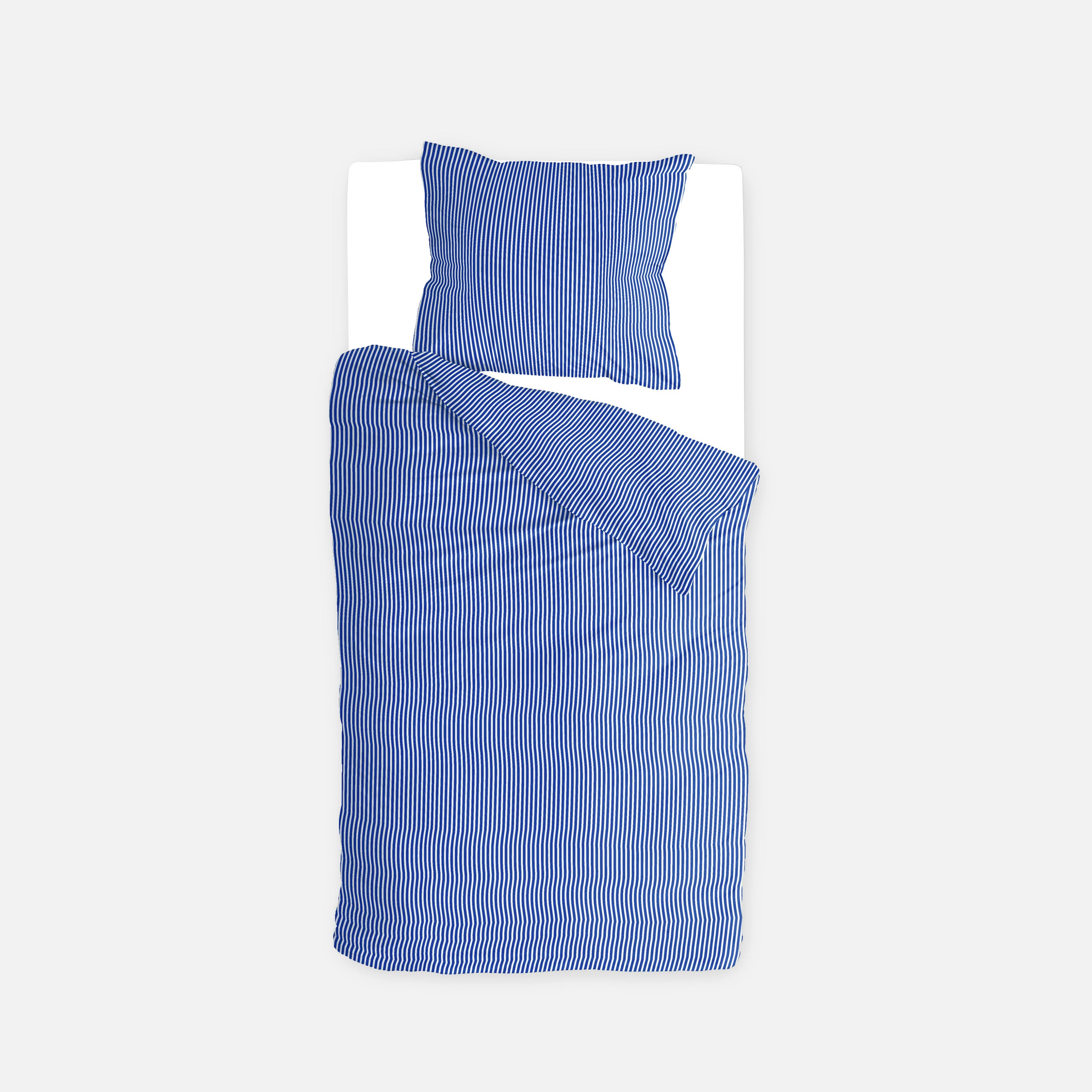 Byrklund Dekbedovertrek Nordic Blue - 100% katoen - Blauw