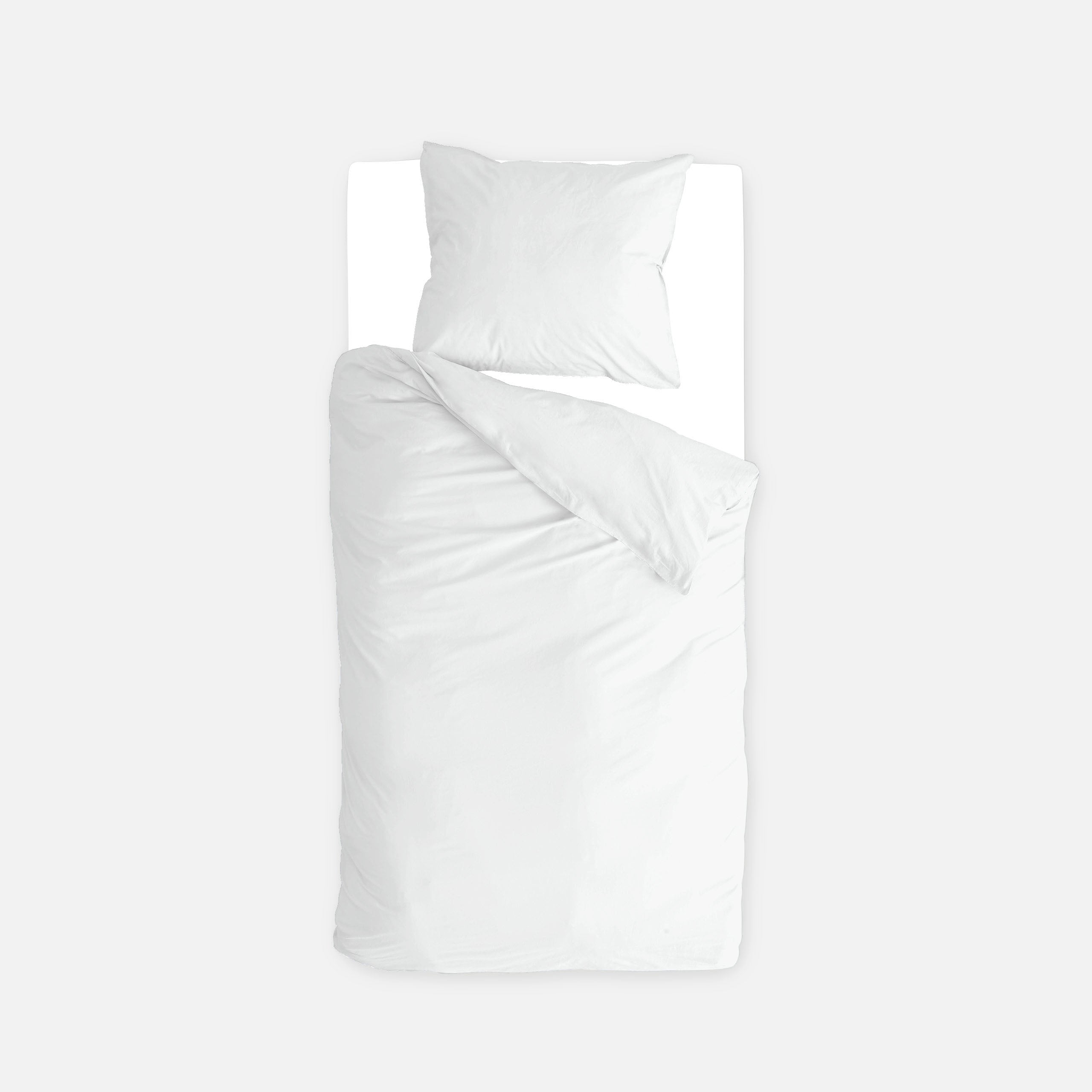 Byrklund Dekbedovertrek Pure & Plain - 100% katoen - Wit