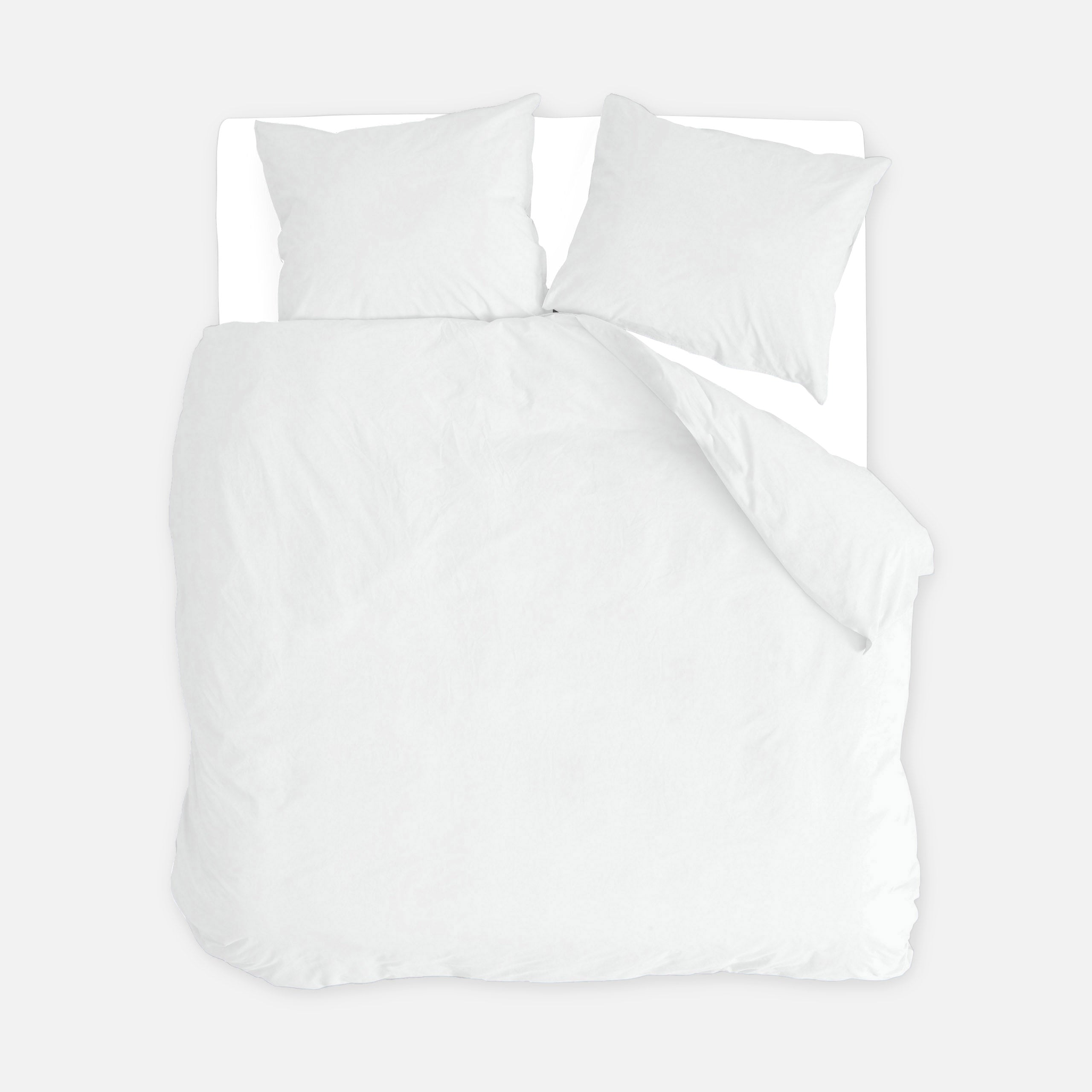 Byrklund Dekbedovertrek Pure & Plain - 100% katoen - Wit