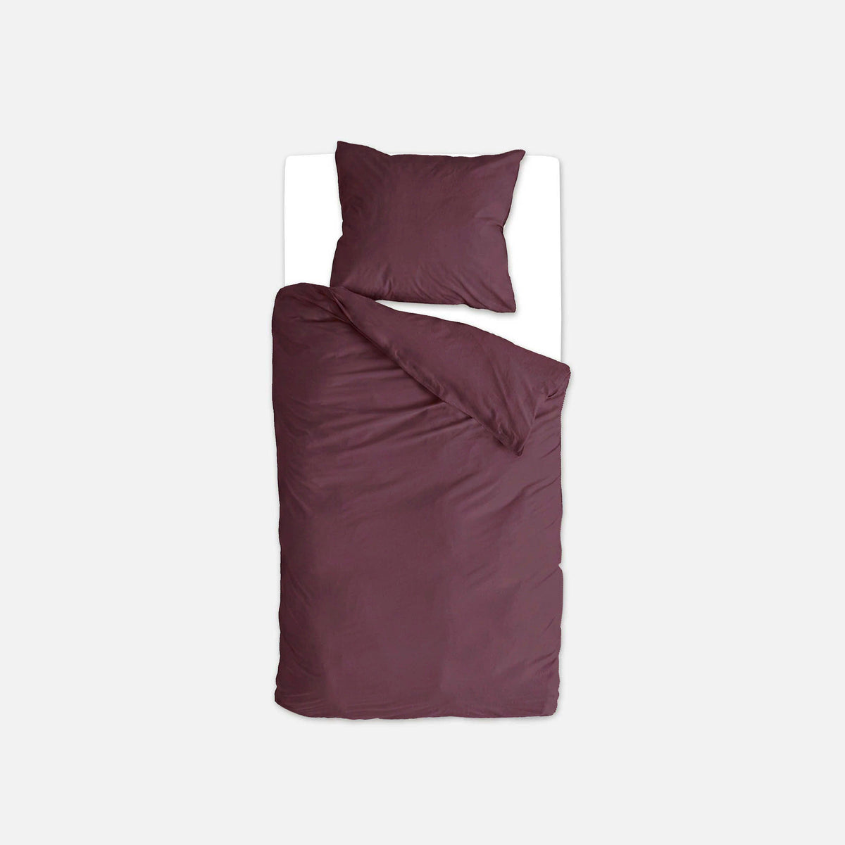 Byrklund - Dekbedovertrek Quiet Cozy - Aubergine