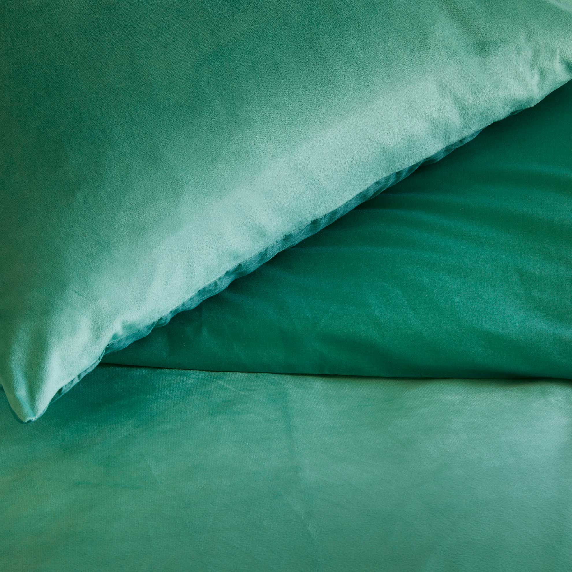 Byrklund - Dekbedovertrek Go Velvet - Groen