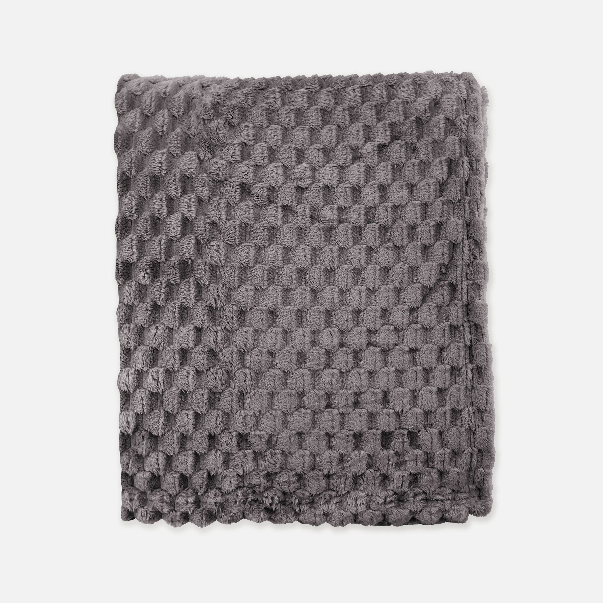 Byrklund Plaid Fluffy Dots Antraciet