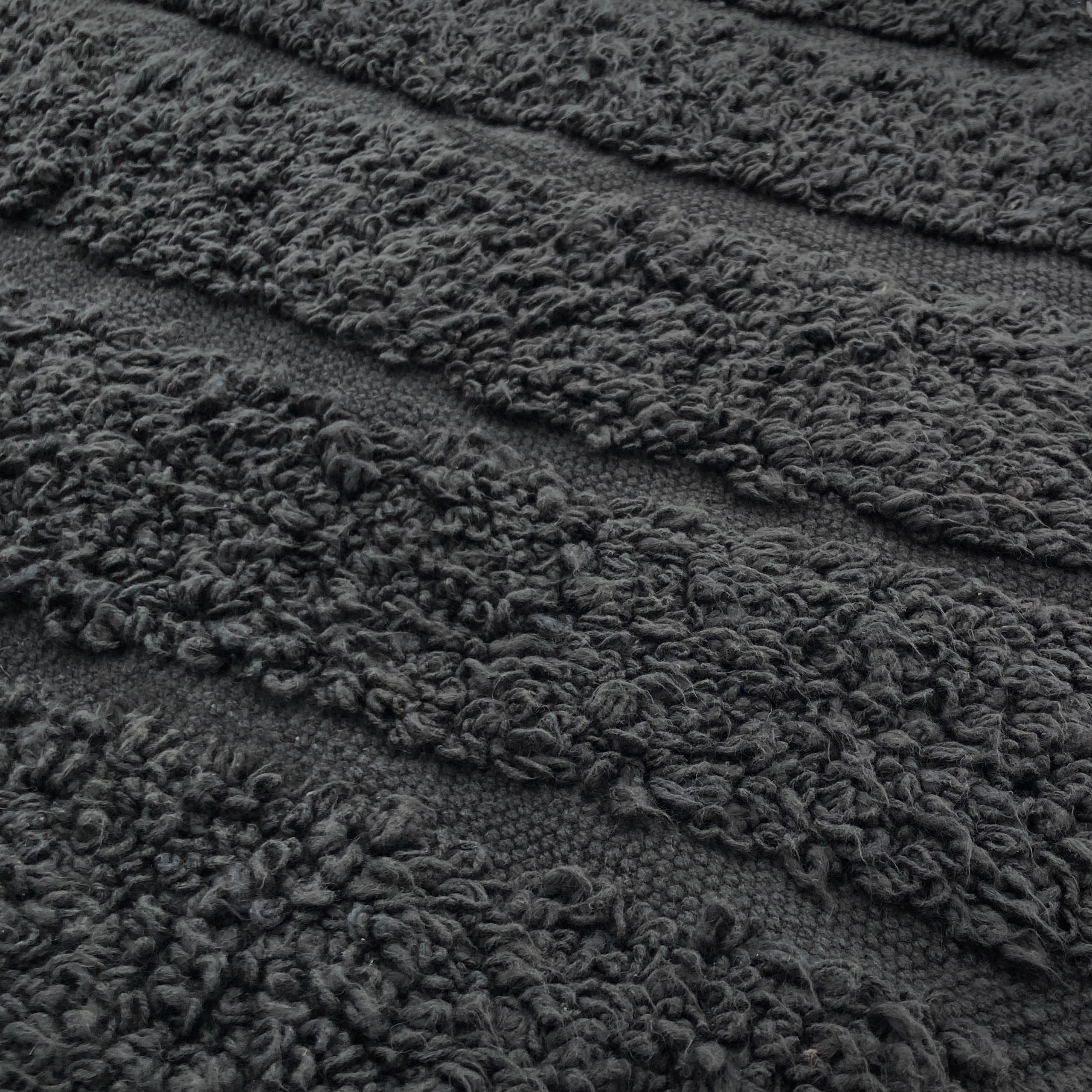 Badmat Pure & Pretty Off Black 60x100