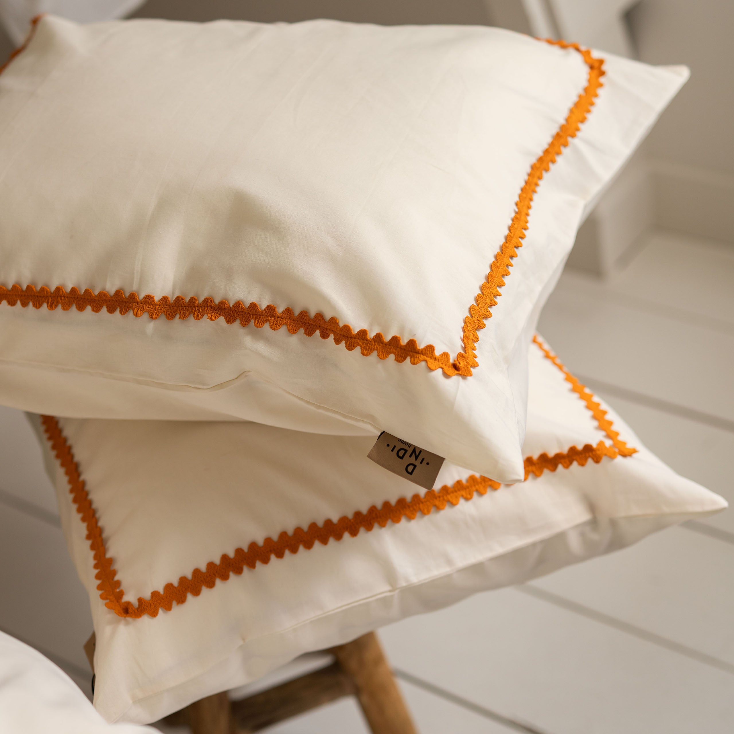 Kinderdekbedovertrek Sunset Waves Off White