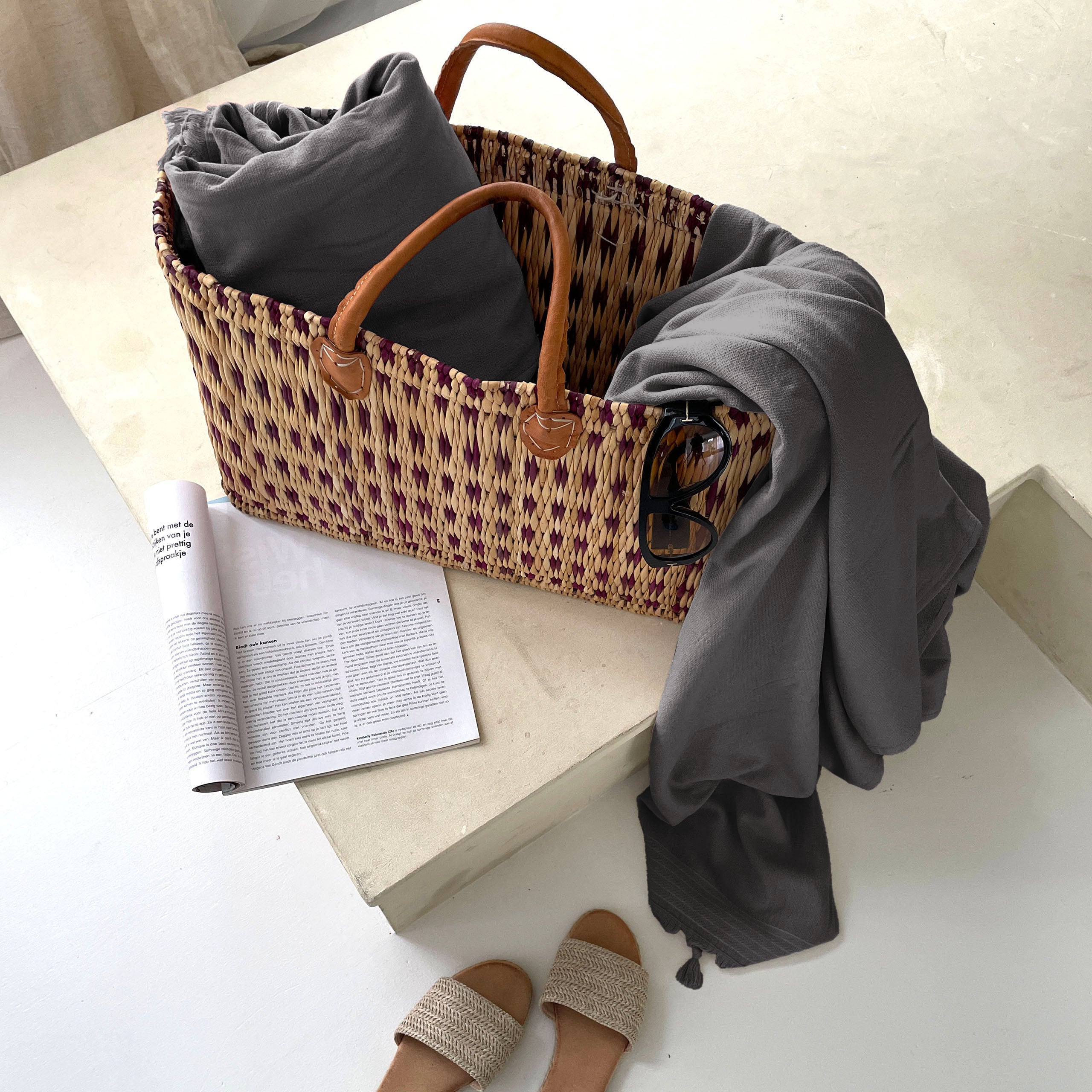 Hamamdoek Soft Cotton Antraciet 100x180