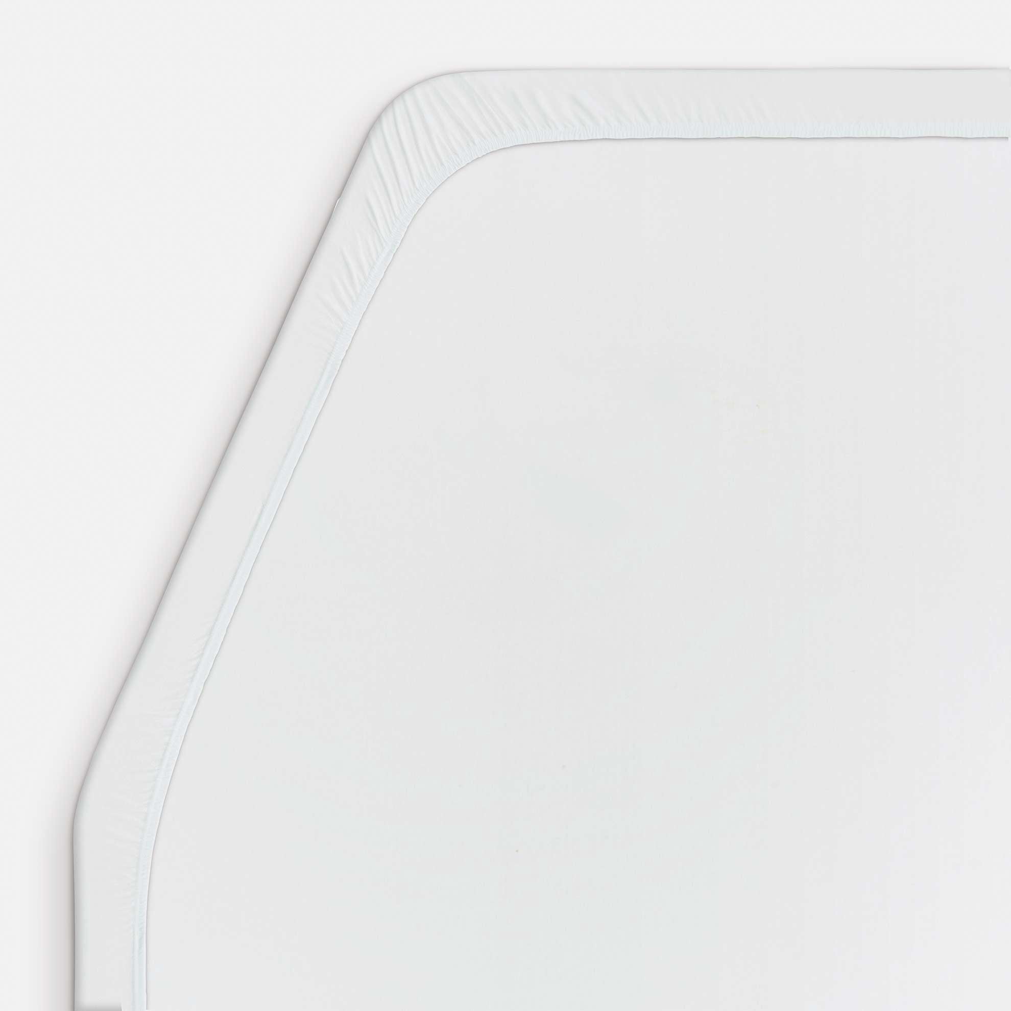 Walra Travel Molton Cotton Cover Frans bed links 130/160x180/210 Wit