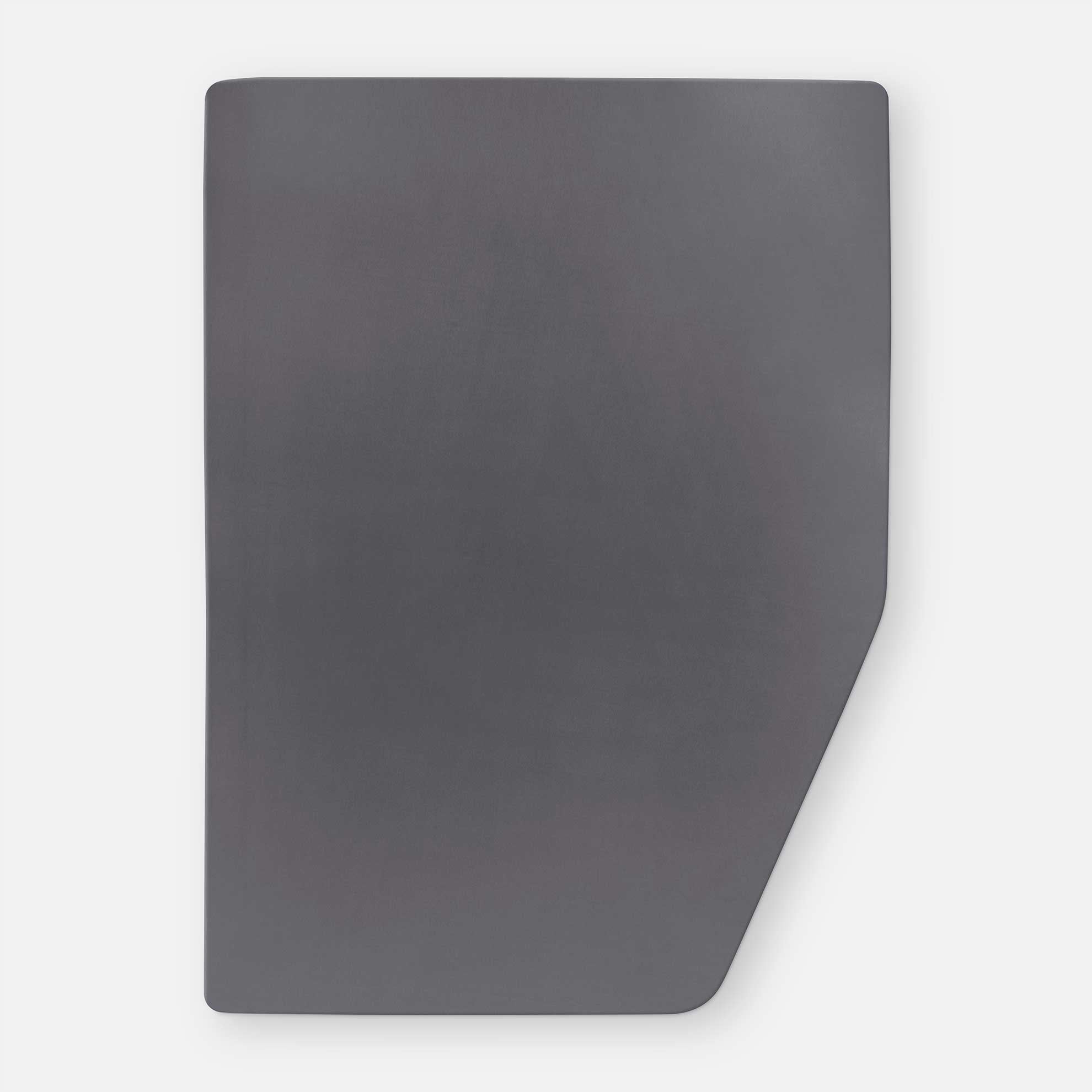 Walra Kampeer Hoeslaken Jersey Stretch Frans bed rechts 130/160x180/210 Antraciet