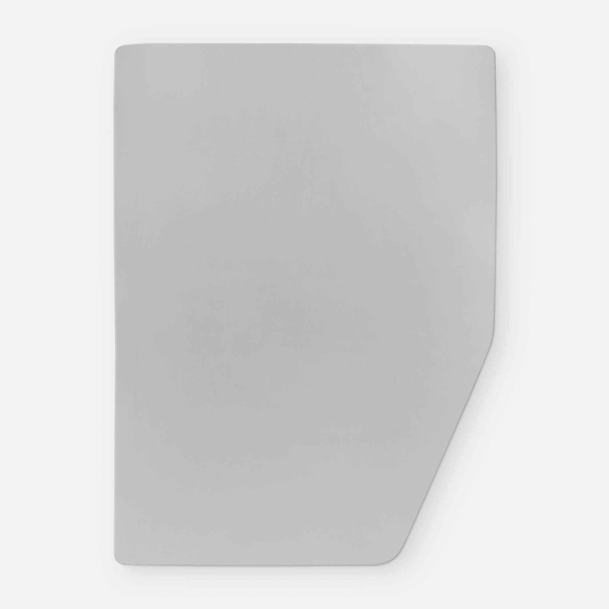 Walra Kampeer Hoeslaken Jersey Stretch Frans bed rechts 130/160x180/210 Grijs