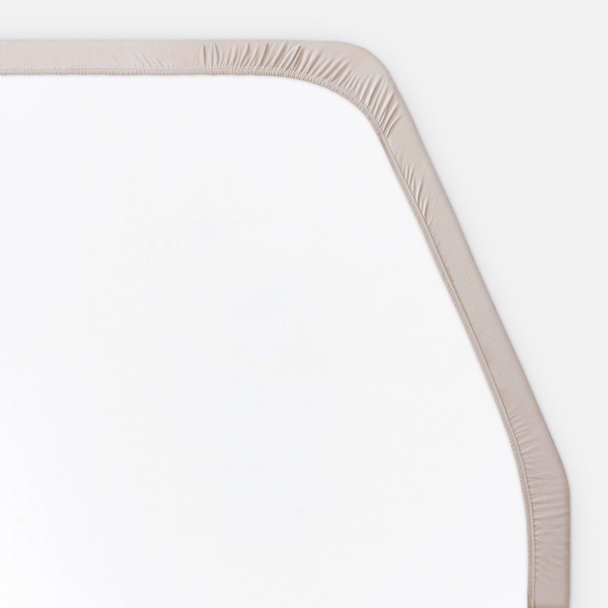 Walra Travel Hoeslaken Jersey Stretch Frans bed rechts 130/160x180/210 Zand