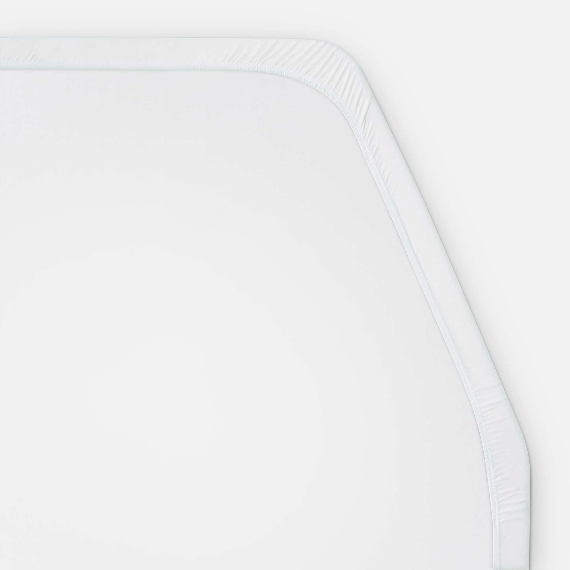 Walra Kampeer Hoeslaken Jersey Stretch Frans bed rechts in wit