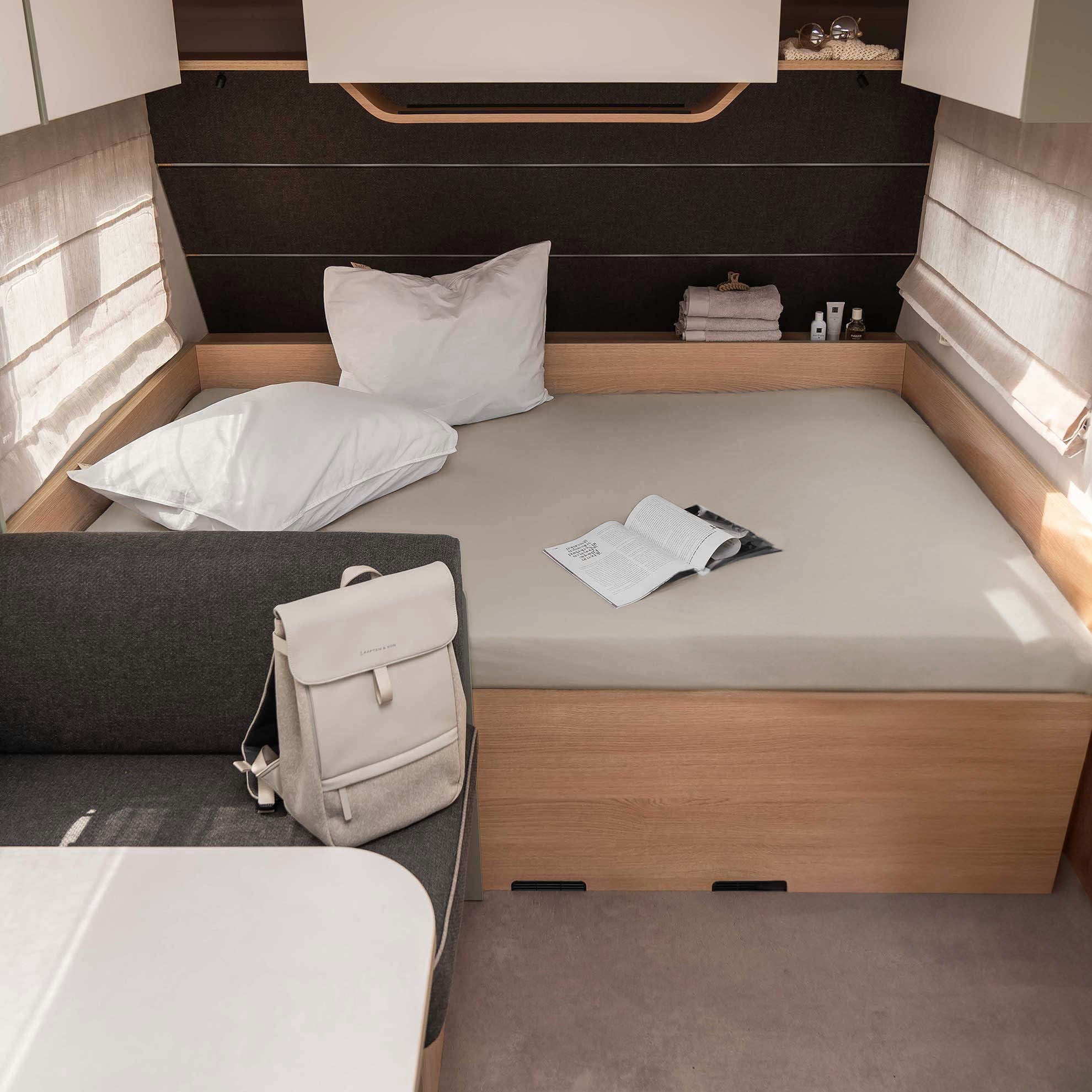 Walra Travel Hoeslaken Jersey Stretch Hefbed 130/160x185/210 Zand