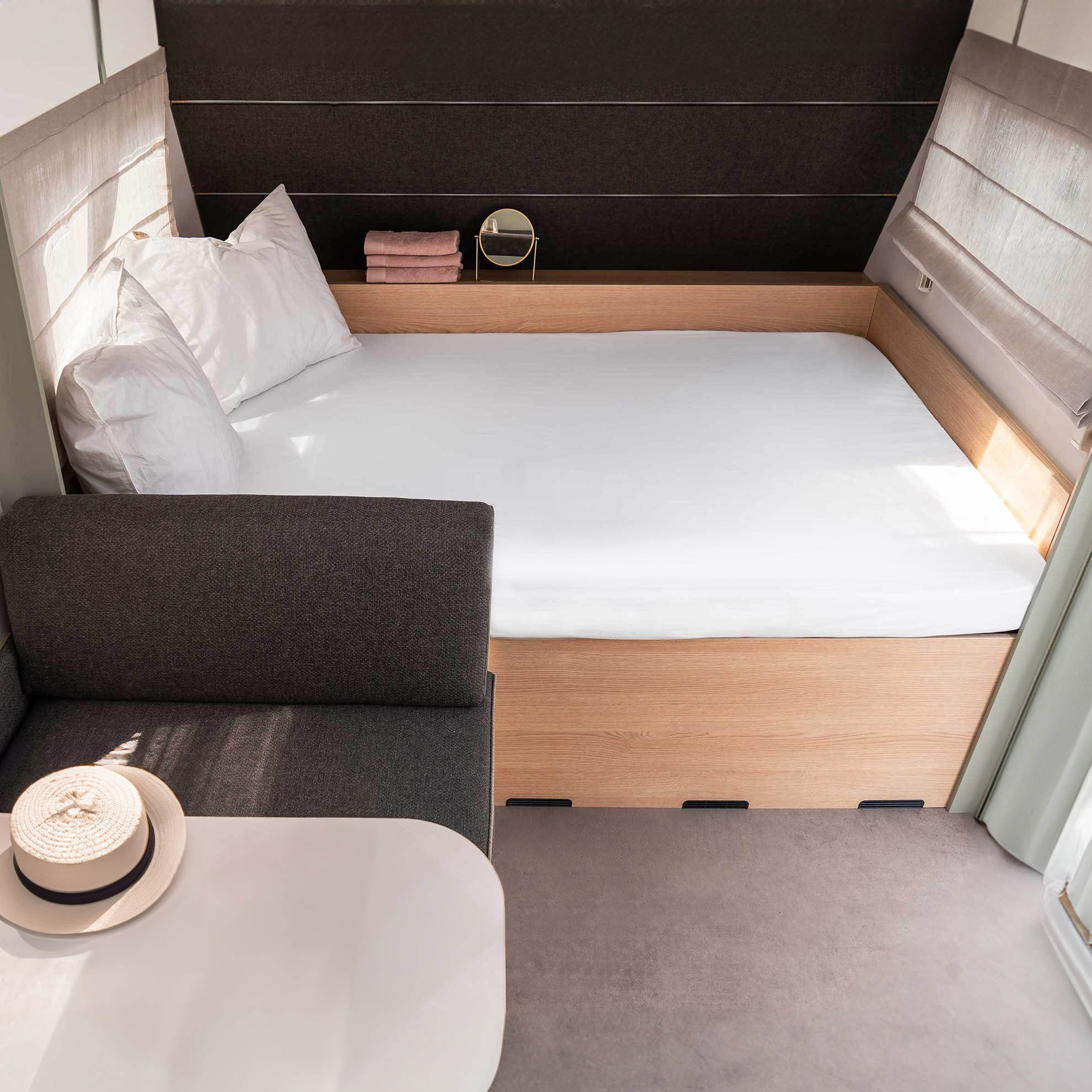 Walra KampeerHoeslaken Jersey Stretch Hefbed 130/160x185/210 Wit