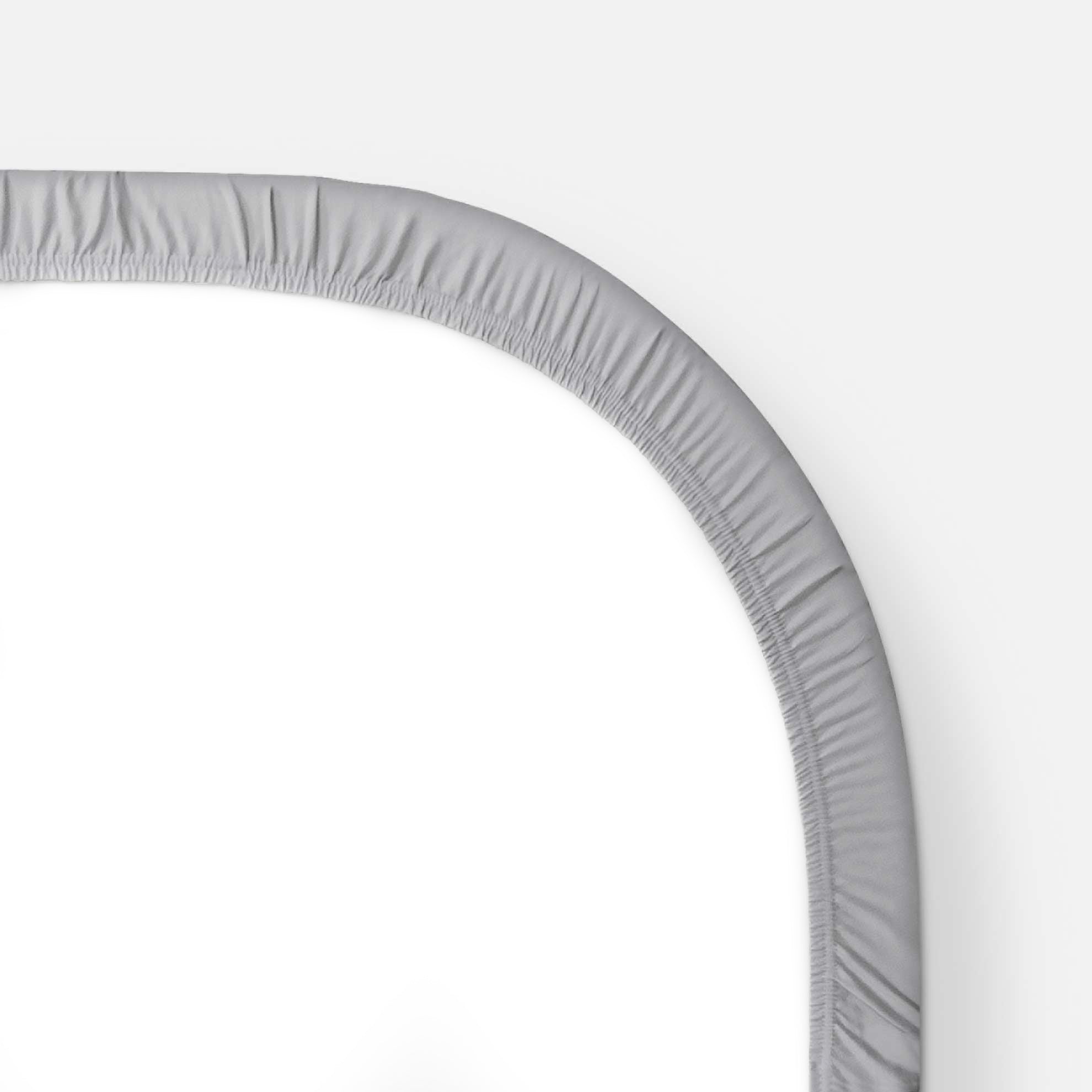 Walra Kampeer Hoeslaken Jersey Stretch Queensbed 130/160x185/210 Grijs