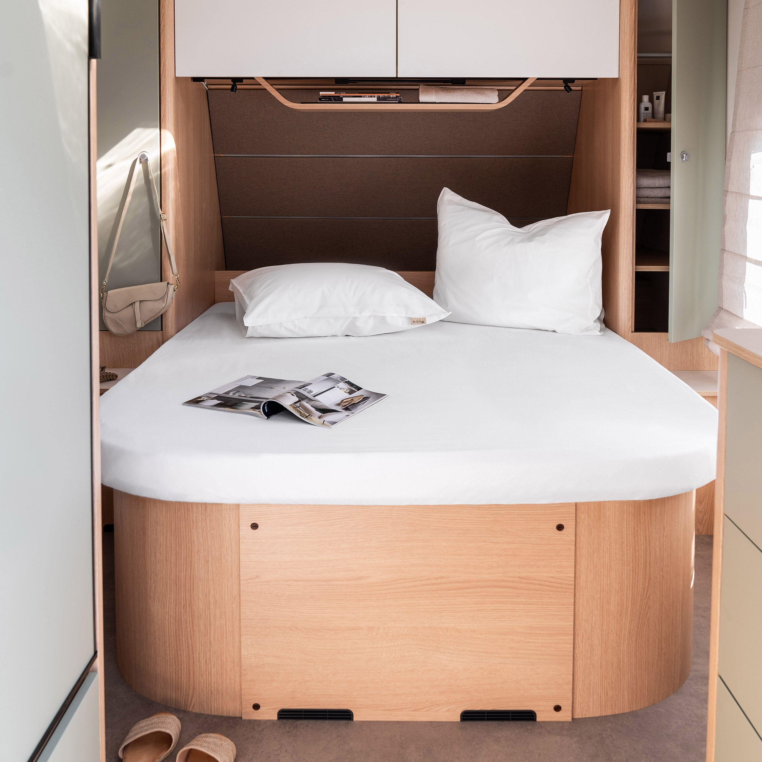 Walra Kampeer Hoeslaken Jersey Stretch Queensbed 130/160x185/210 Wit