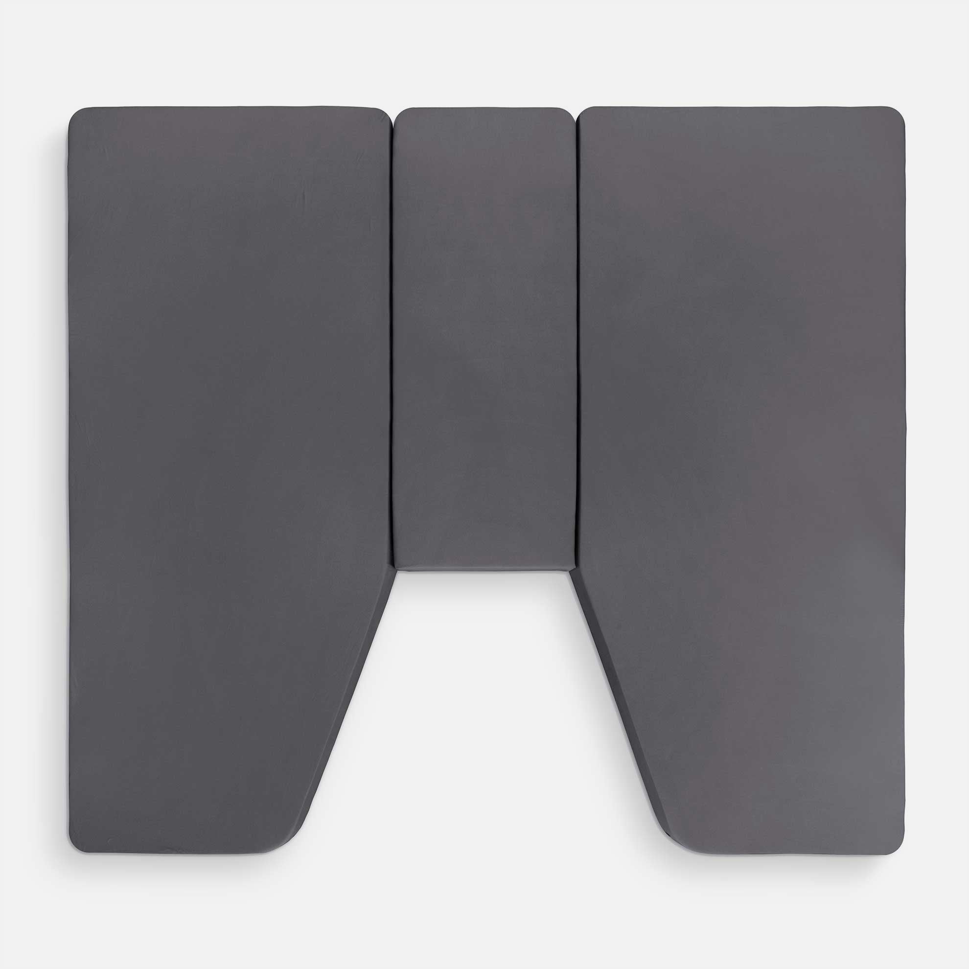 Walra Kampeer Hoeslaken Jersey Stretch 3-delige set 2x70/90x180/210 + 30/50x120/145 Antraciet