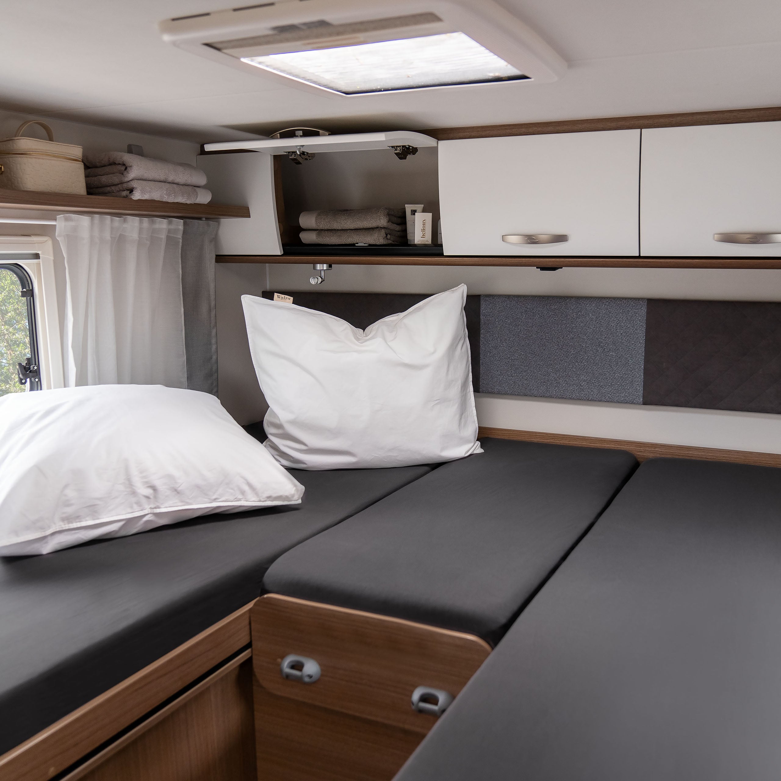 Walra Kampeer Hoeslaken Jersey Stretch 3-delige set 2x70/90x180/210 + 30/50x120/145 Antraciet