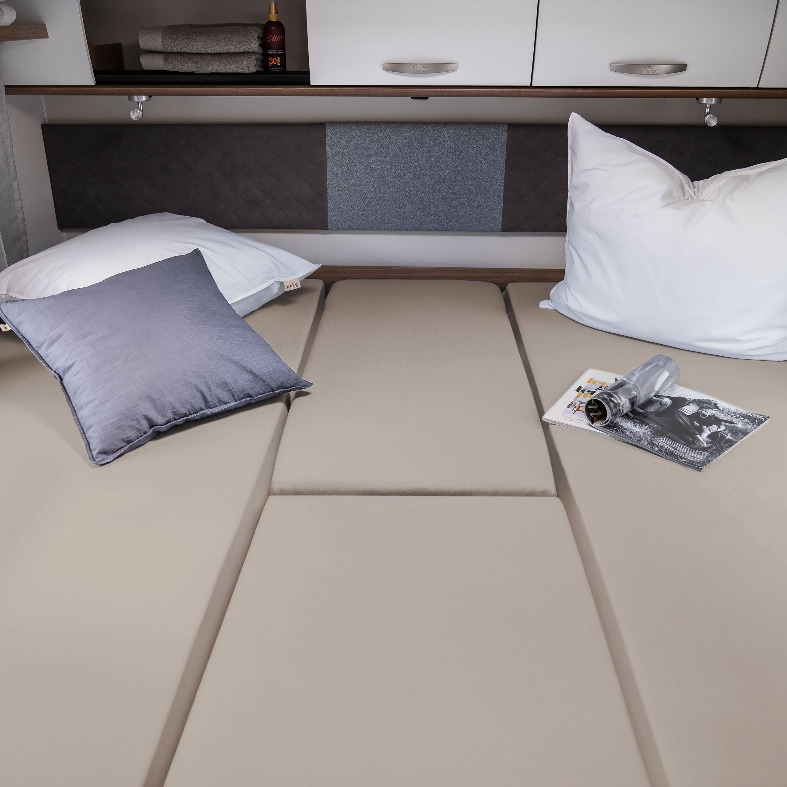 Walra Travel Hoeslaken Jersey Stretch 4-delige set Zand