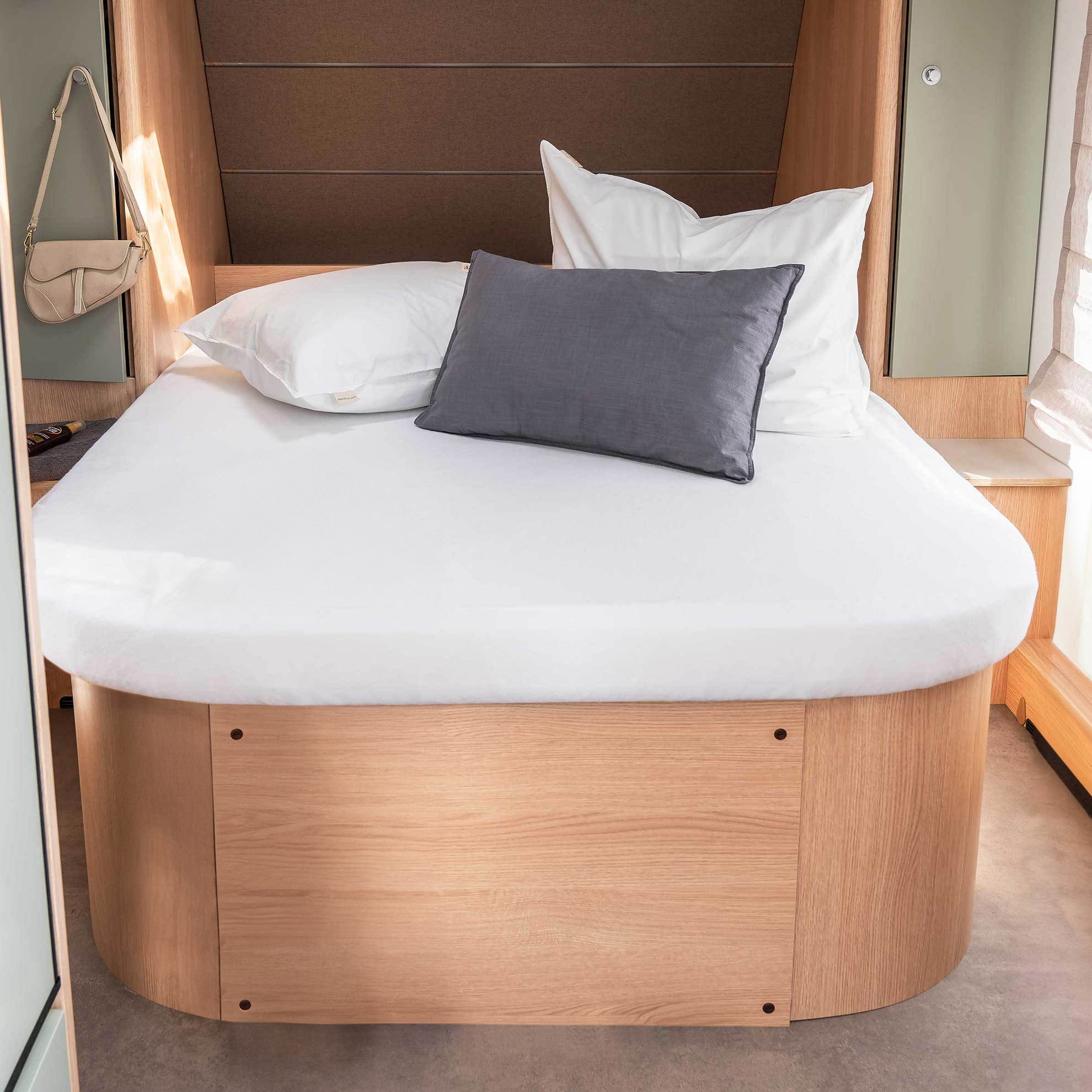 Walra Travel Molton Cotton Cover Queensbed 130/160x185/210 Wit