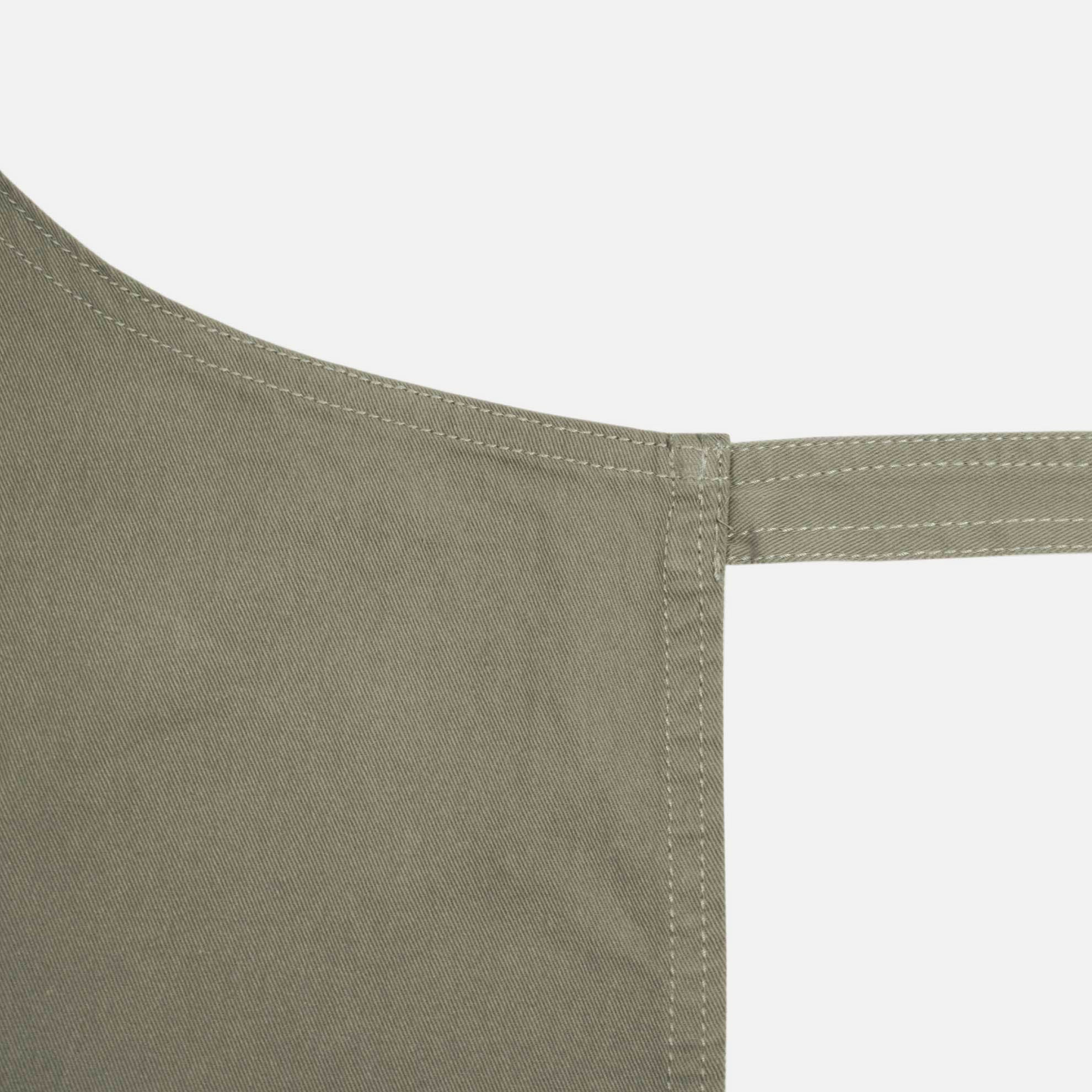 Keukenschort Cook with Happiness Legergroen 75x90