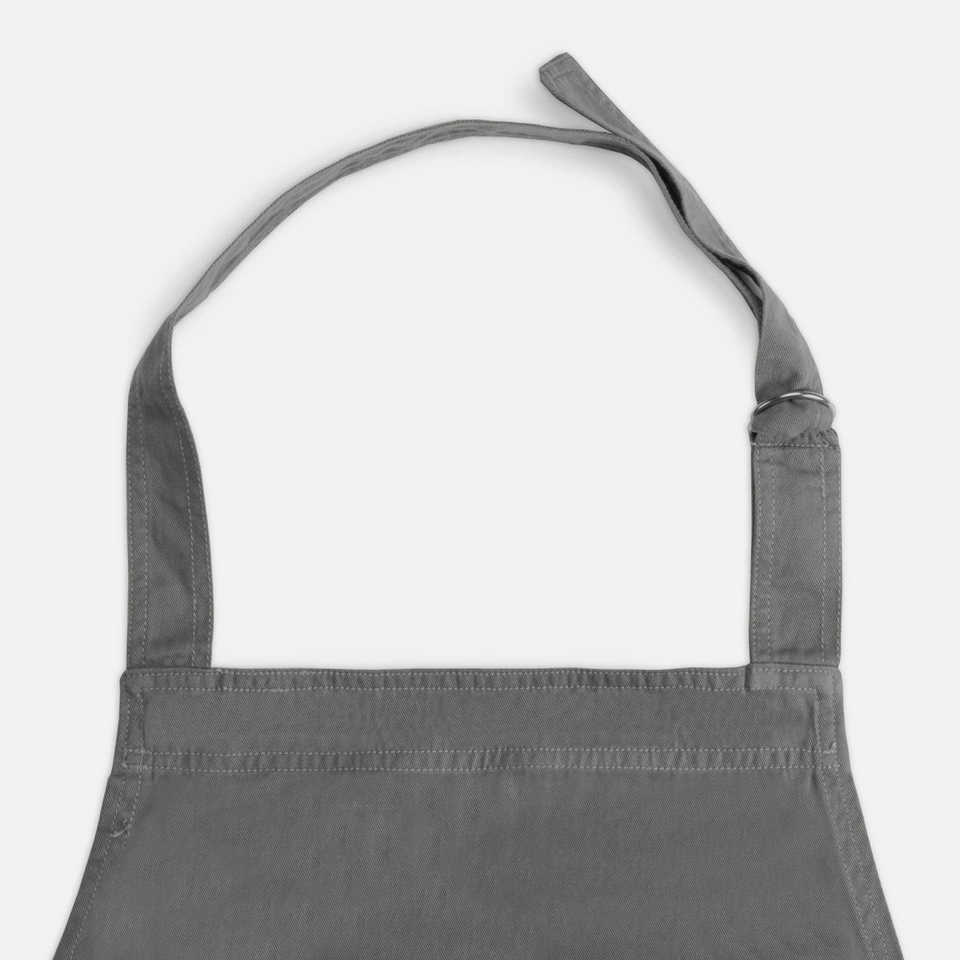 Keukenschort Cook with Happiness Off Black 75x90