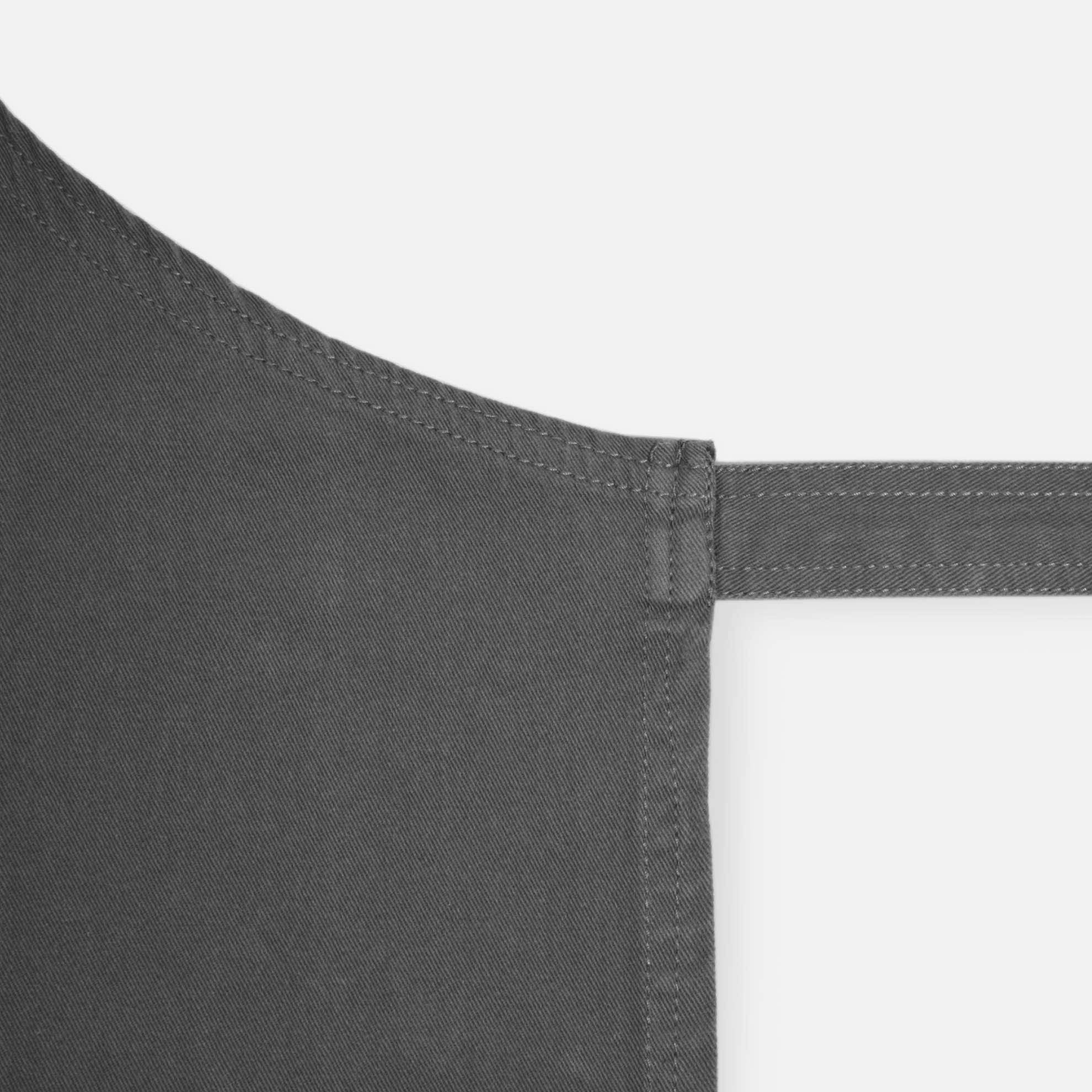 Keukenschort Cook with Happiness Off Black 75x90