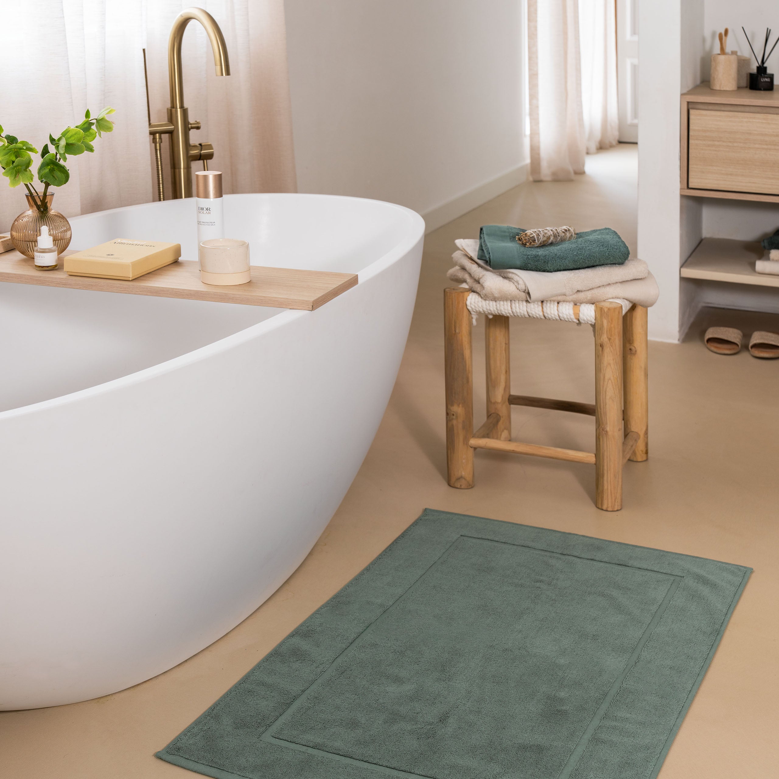 Badmat Forever Beauty Legergroen