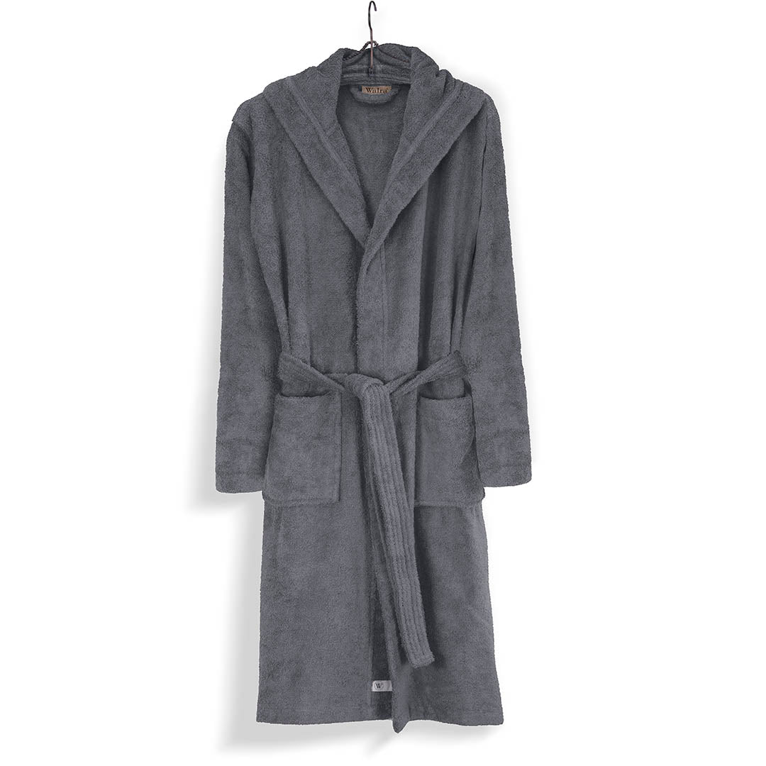 Badjas Luxury Robe Antraciet