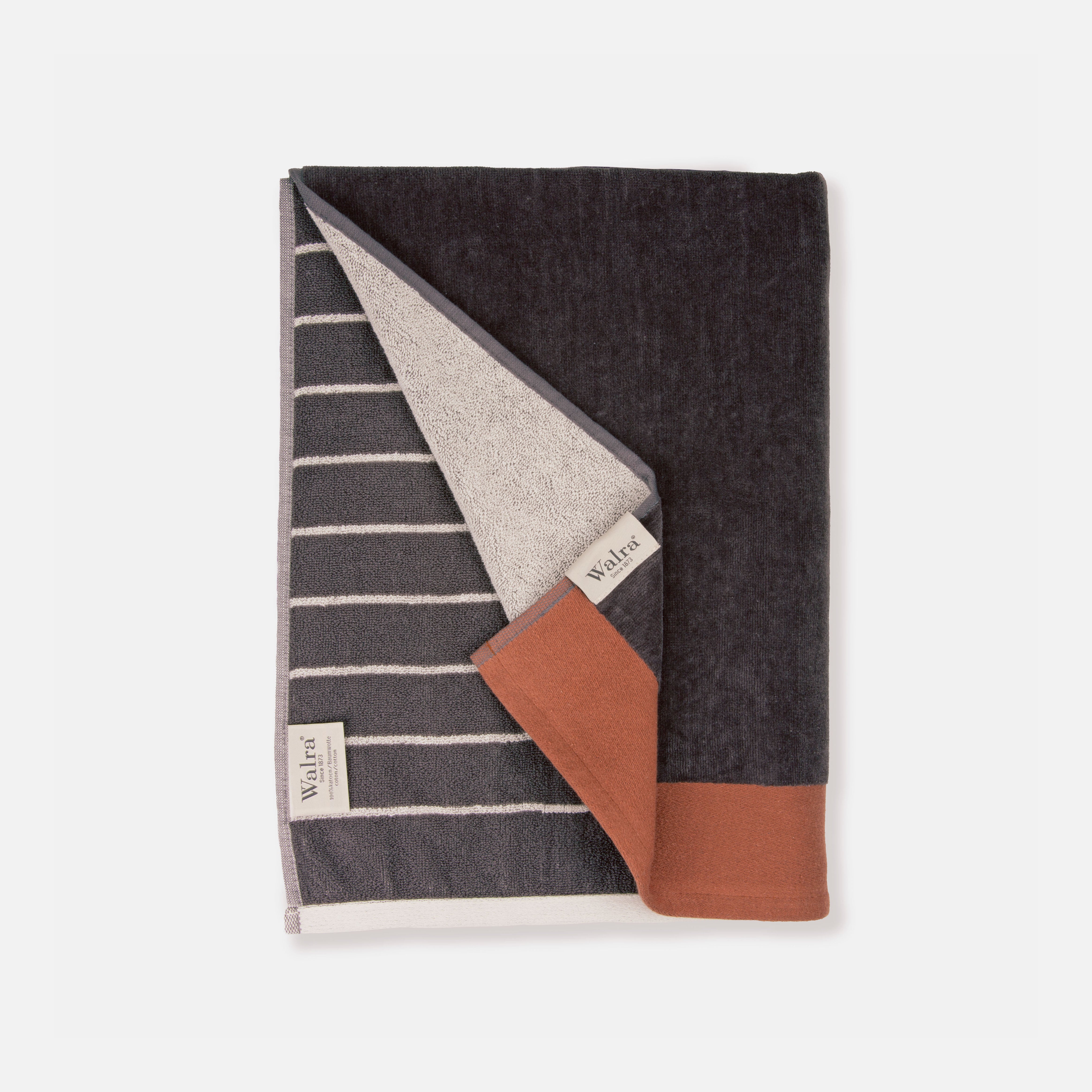 Strandlaken Coastal Comfort Antraciet 100x180