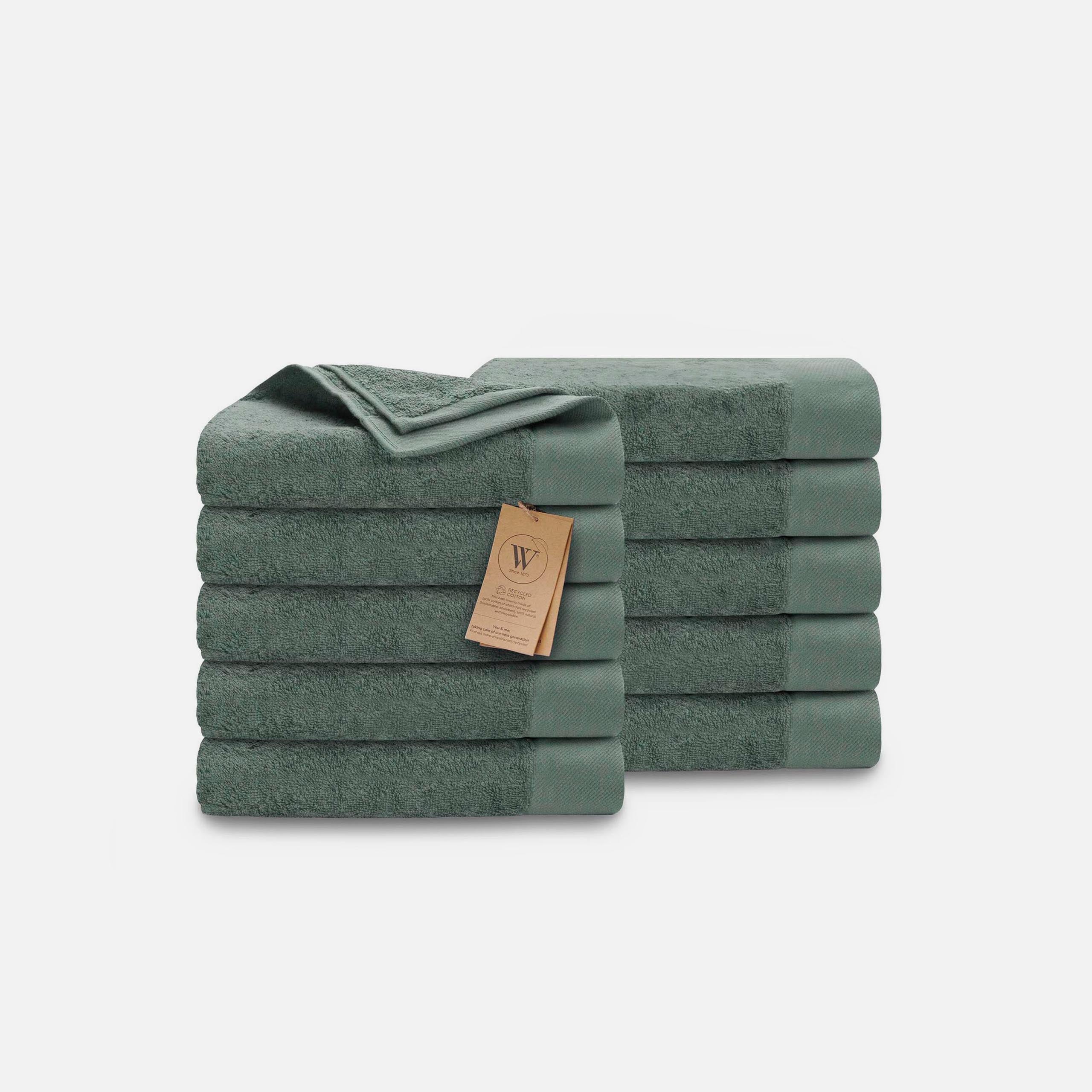 Handdoekset Remade Cotton 50x100 set van 10 stuks