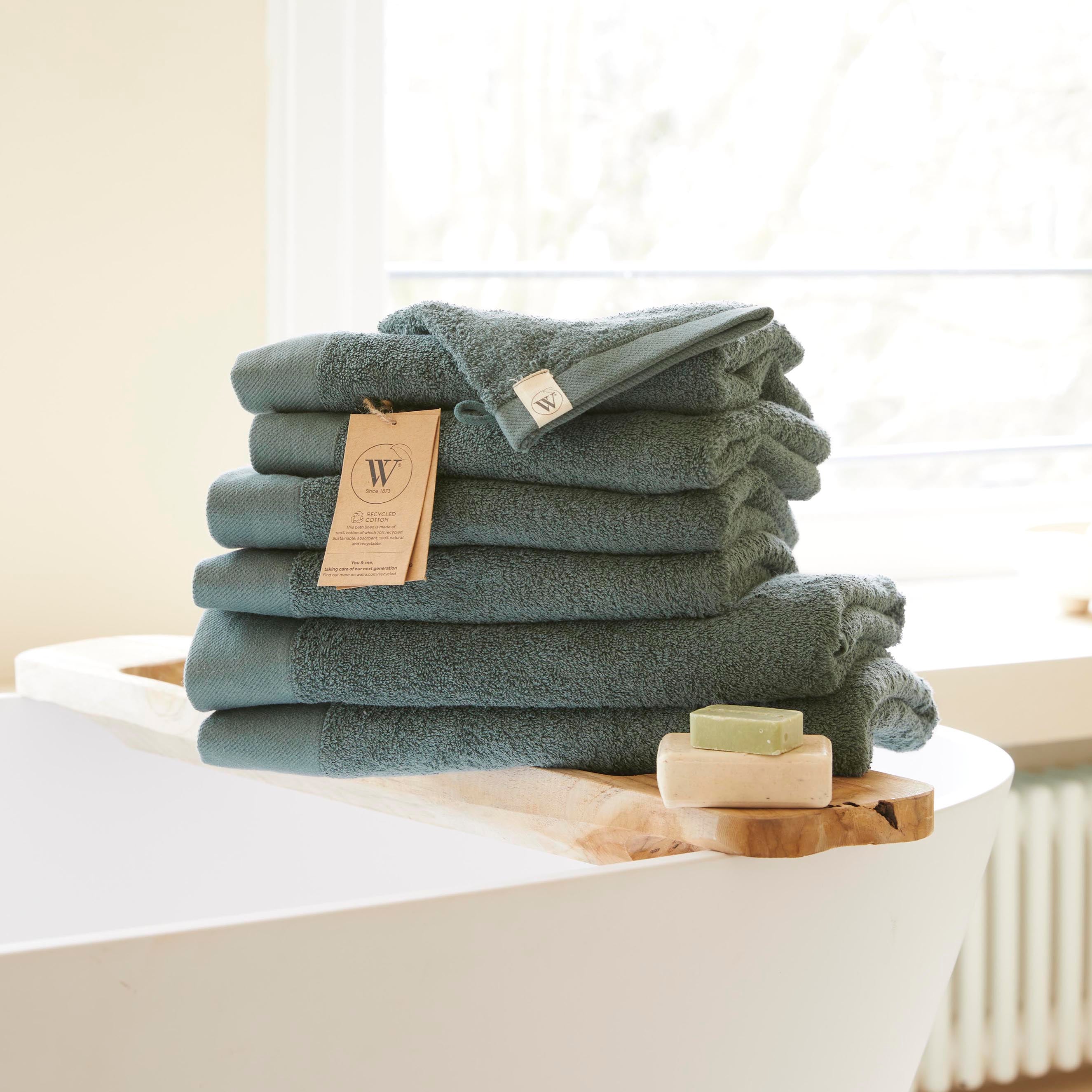 Handdoekset Remade Cotton 70x140 set van 10 stuks