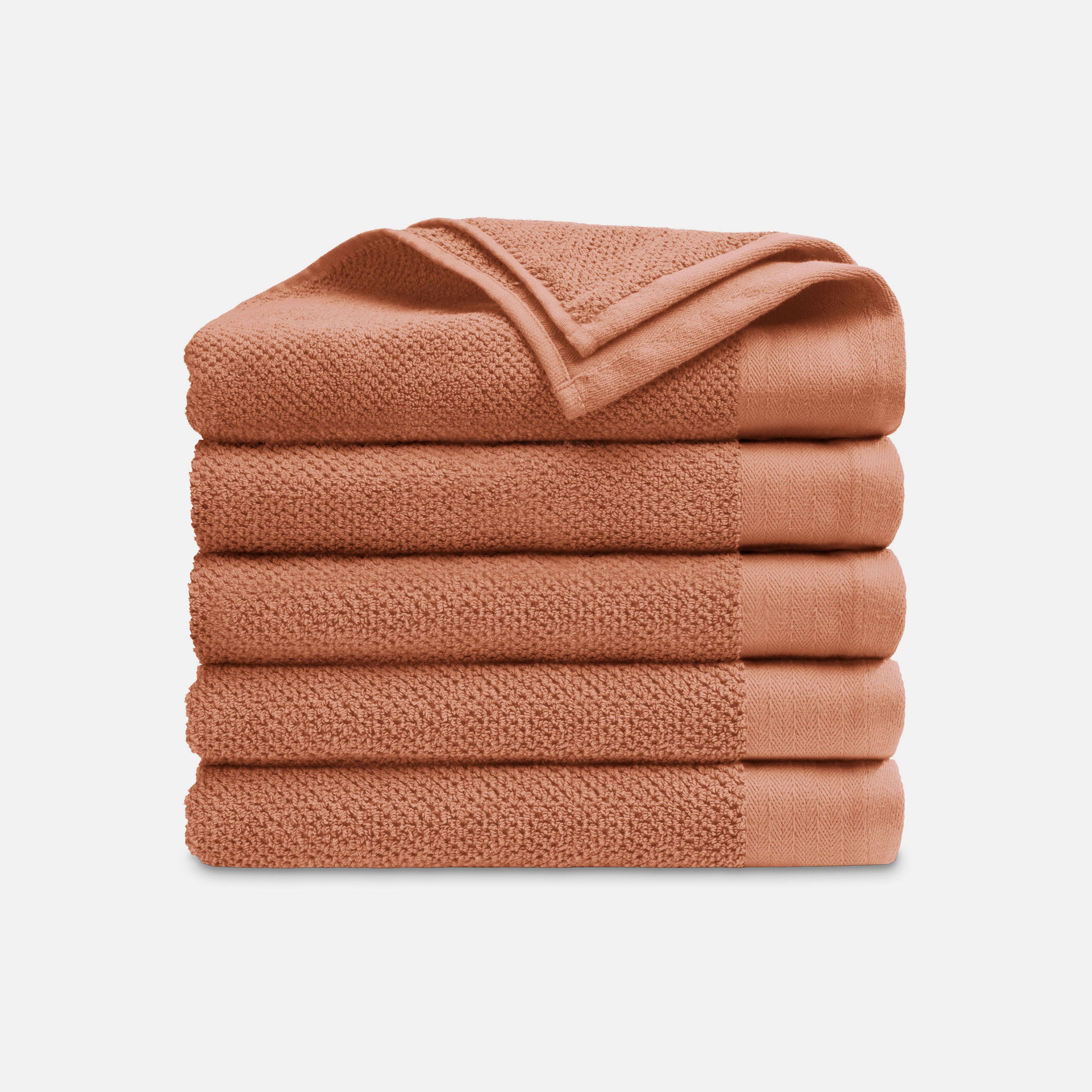 Handdoekenset Soft Cotton Popcorn 70x140 set van 5 stuks