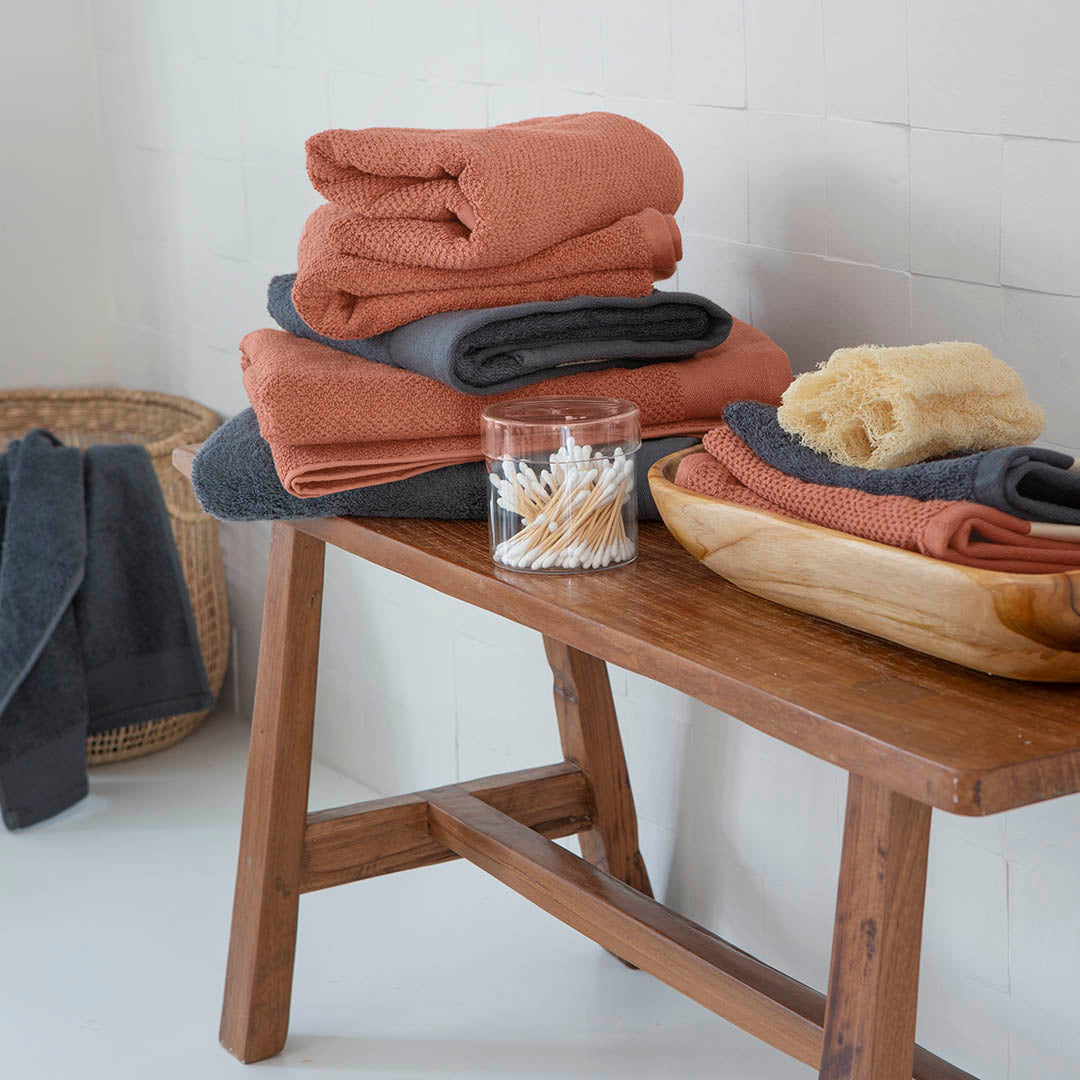 Handdoekenset Soft Cotton Popcorn 70x140 set van 5 stuks