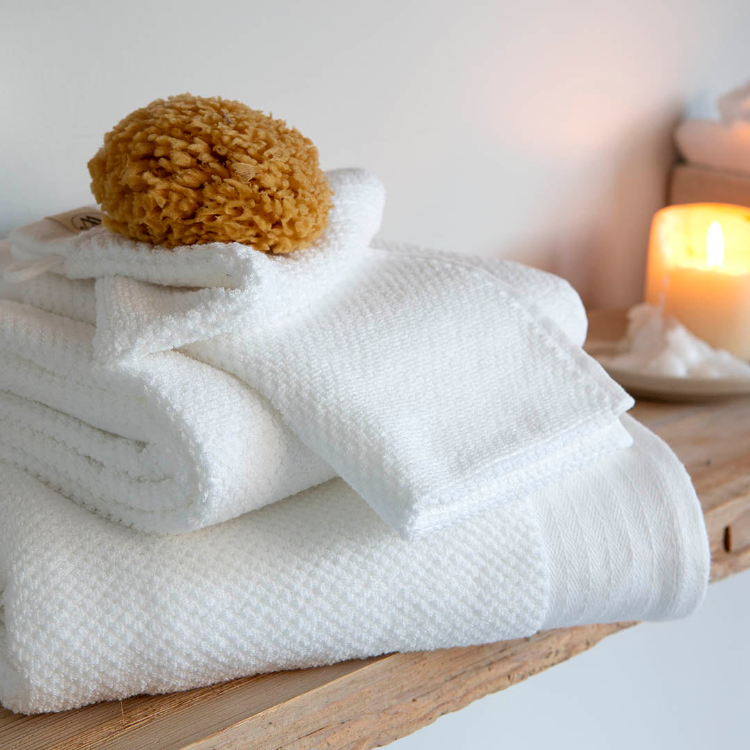 Handdoekenset Soft Cotton Popcorn 70x140 set van 5 stuks