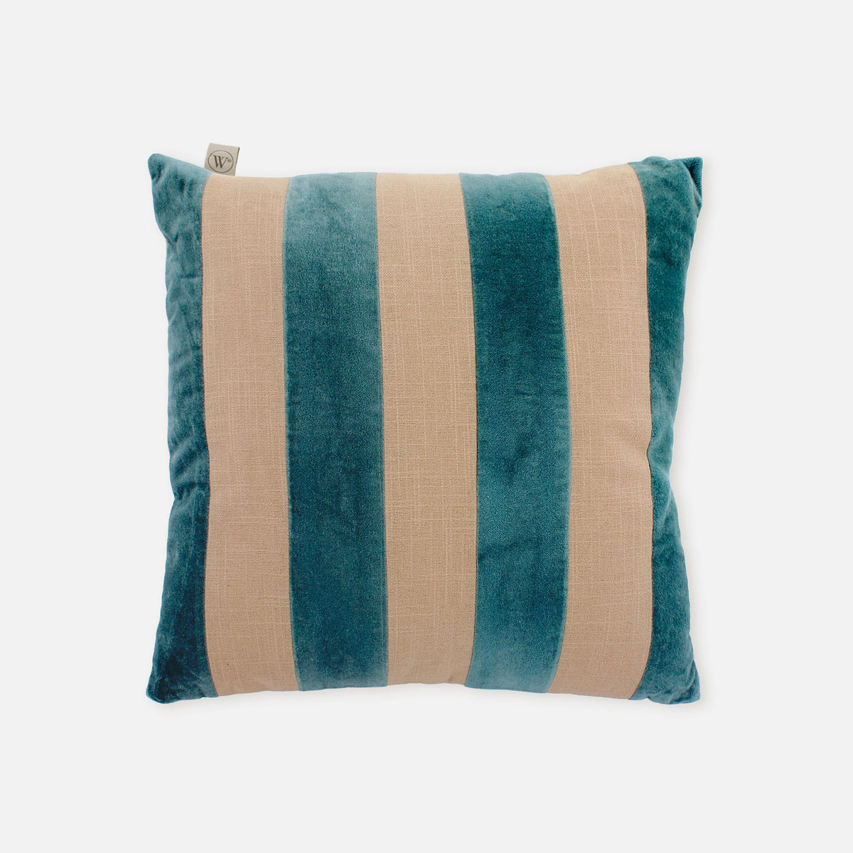 Walra - Sierkussen Velvet Stripes - Bruin