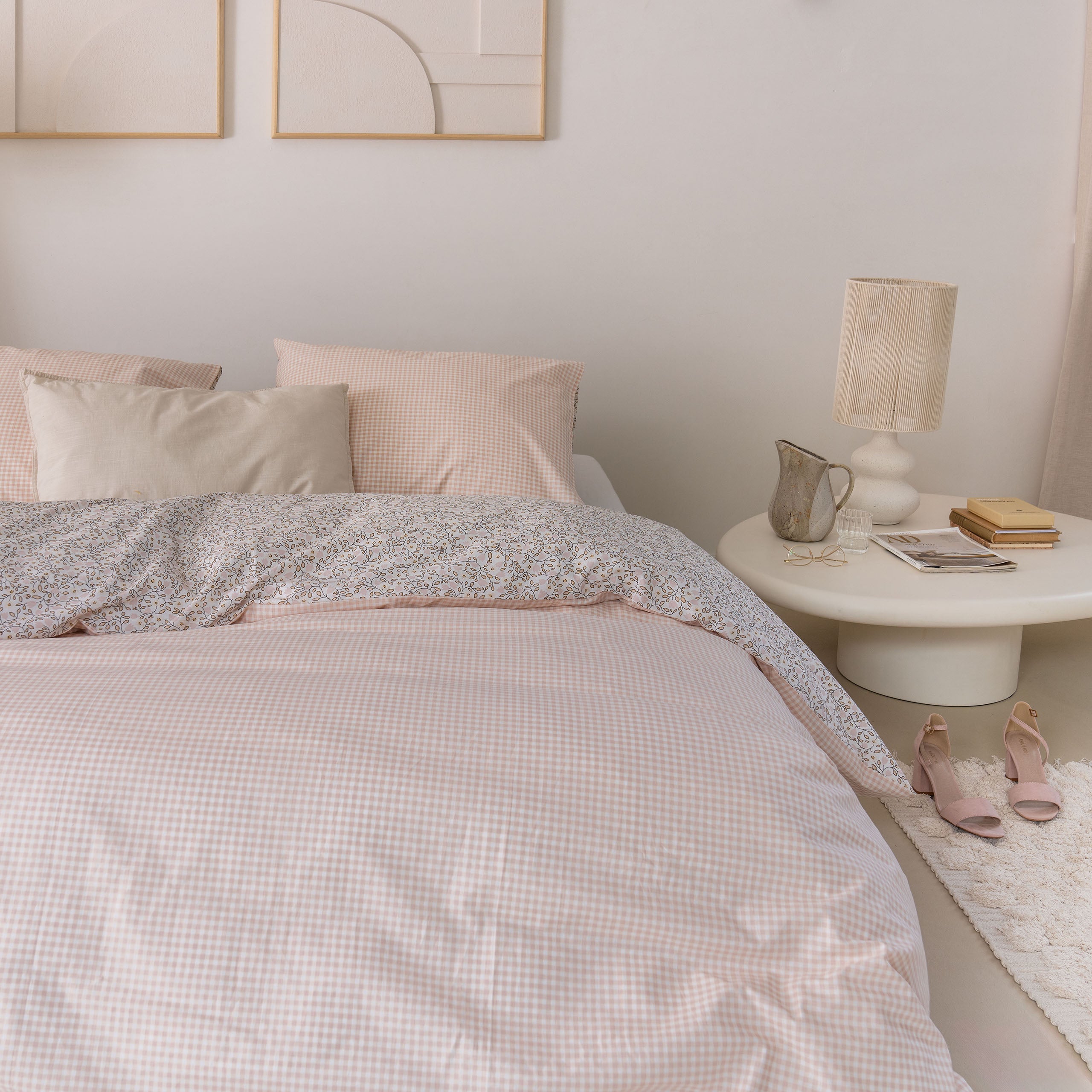 Dekbedovertrek Beautiful Begonia Roze