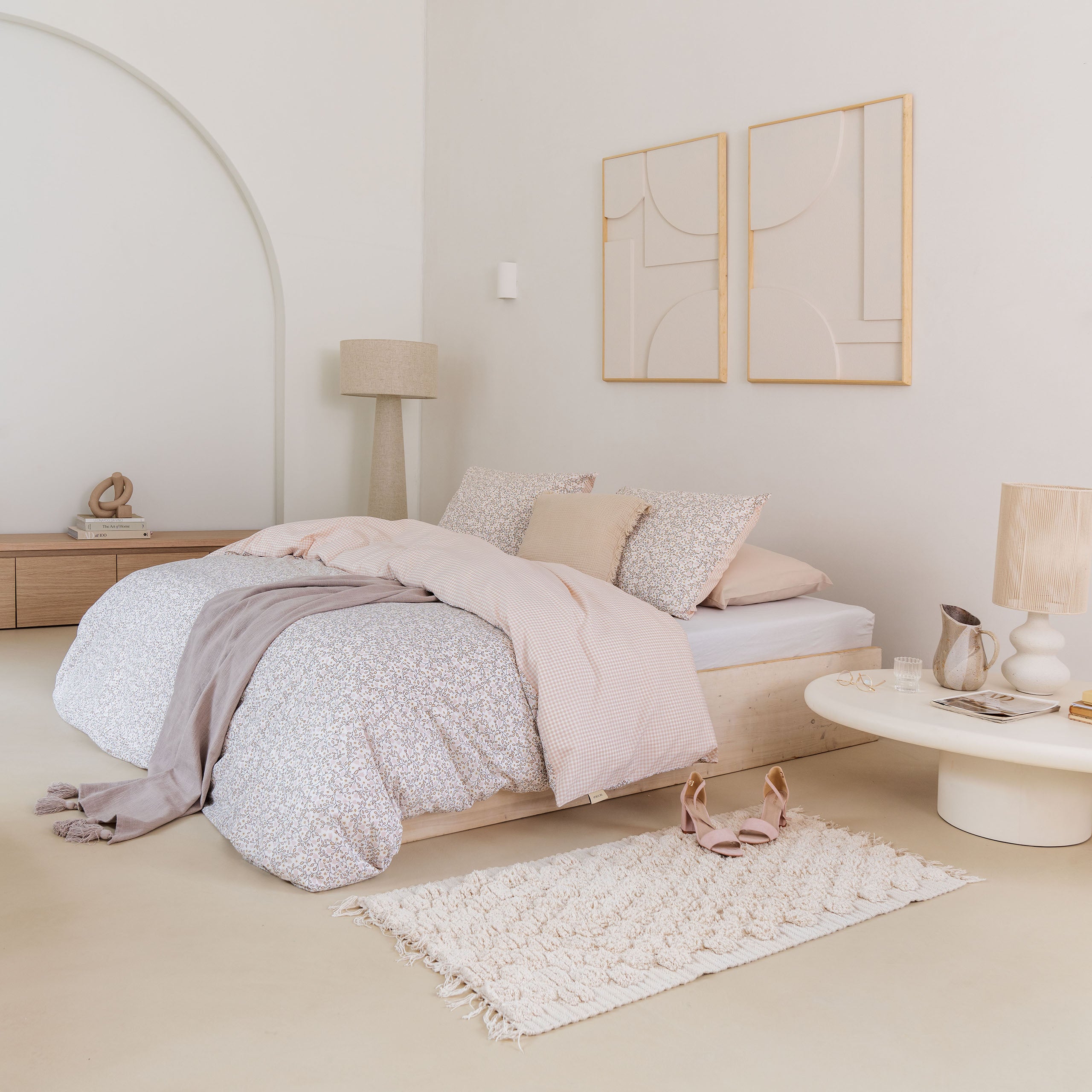 Dekbedovertrek Beautiful Begonia Roze